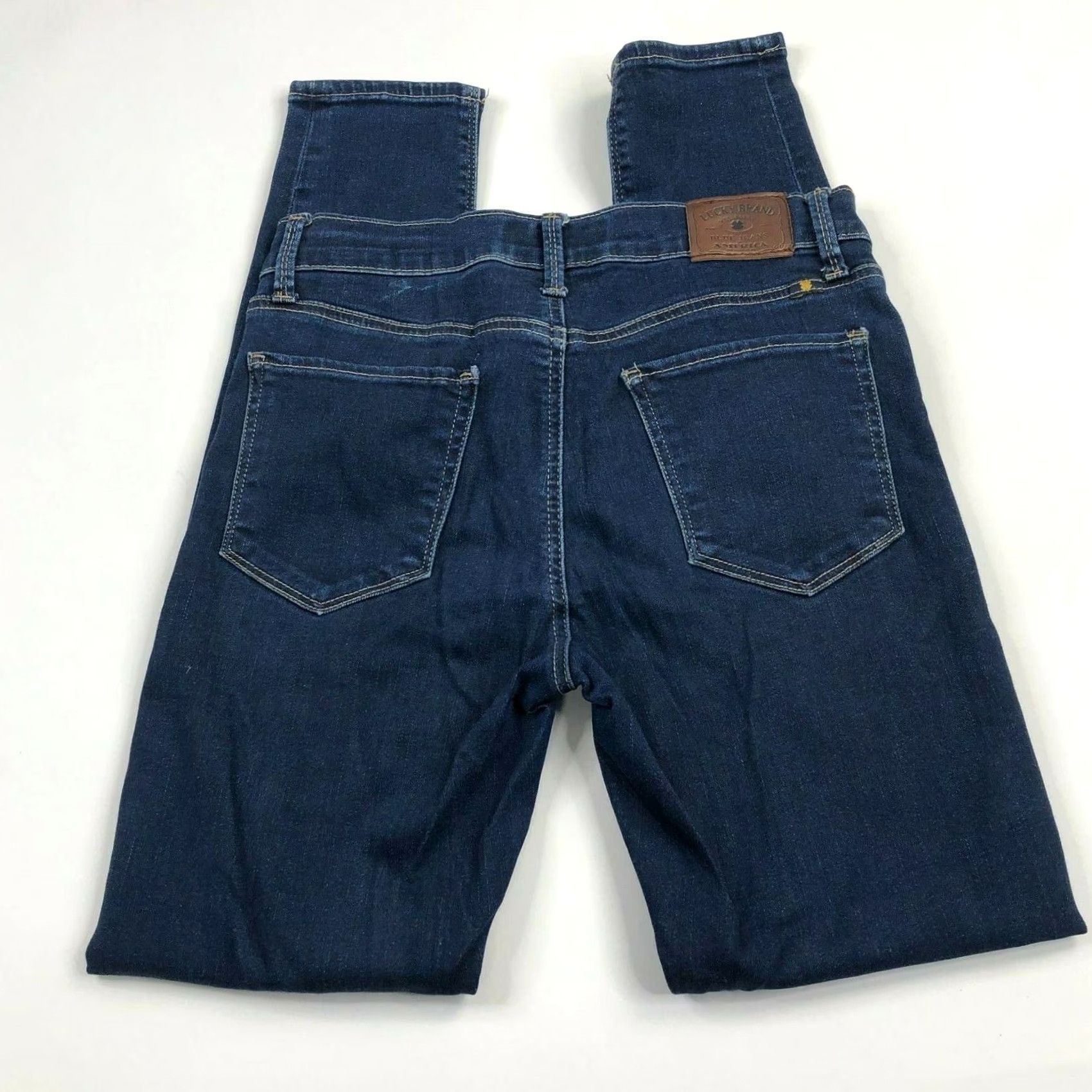Lucky Brand Lucky Brand Brooke Legging 4/27A Jeans Mid Rise Stretch Denim Skinny Regular Women Size 27" / US 4 / IT 40 - 2 Thumbnail