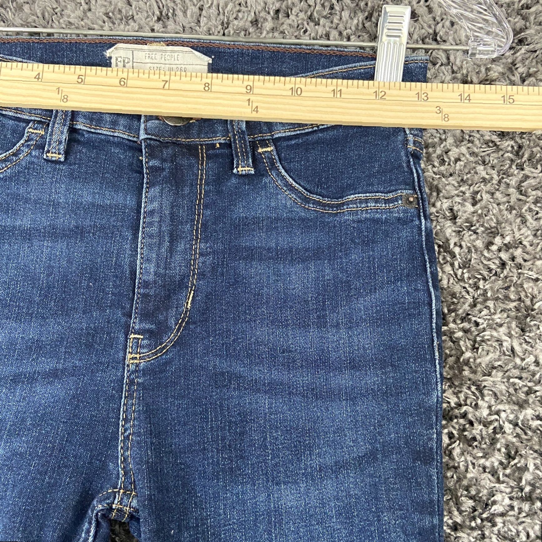 Free People Free People Jeans Women’s 26R Blue Skinny Denim Pockets Size 26" / US 2 / IT 38 - 7 Thumbnail