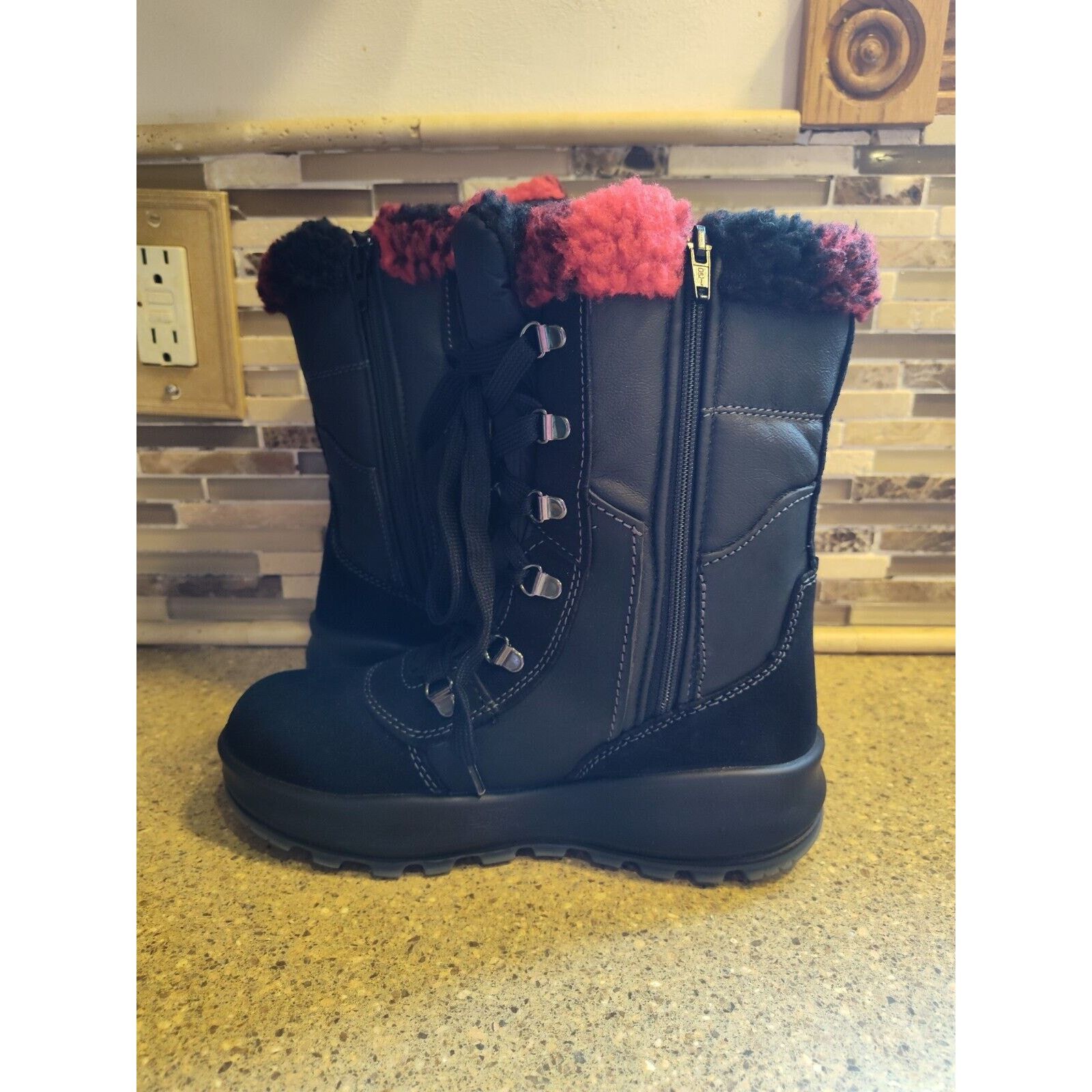 Other Alpine Design Sofia Leather Womens Boots Made Italy 6.5 $185 Size US 6.5 / IT 36.5 - 7 Thumbnail