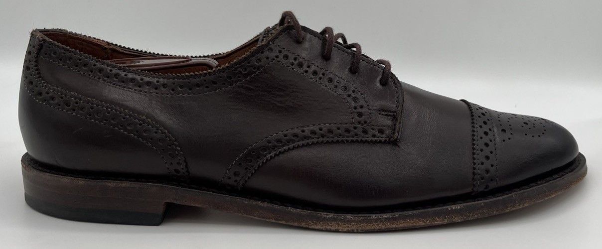 Allen Edmonds Allen Edmonds "LEXINGTON" Oxfords Dark Brown Leather 10.5 D Size US 10.5 / EU 43-44 - 8 Thumbnail