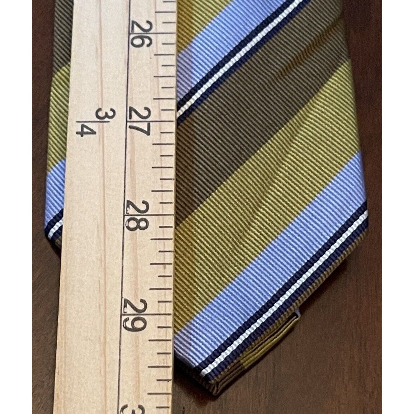 Other Bocara Green Blue Repp Hand Made 100% Silk Made In China Size ONE SIZE - 5 Thumbnail