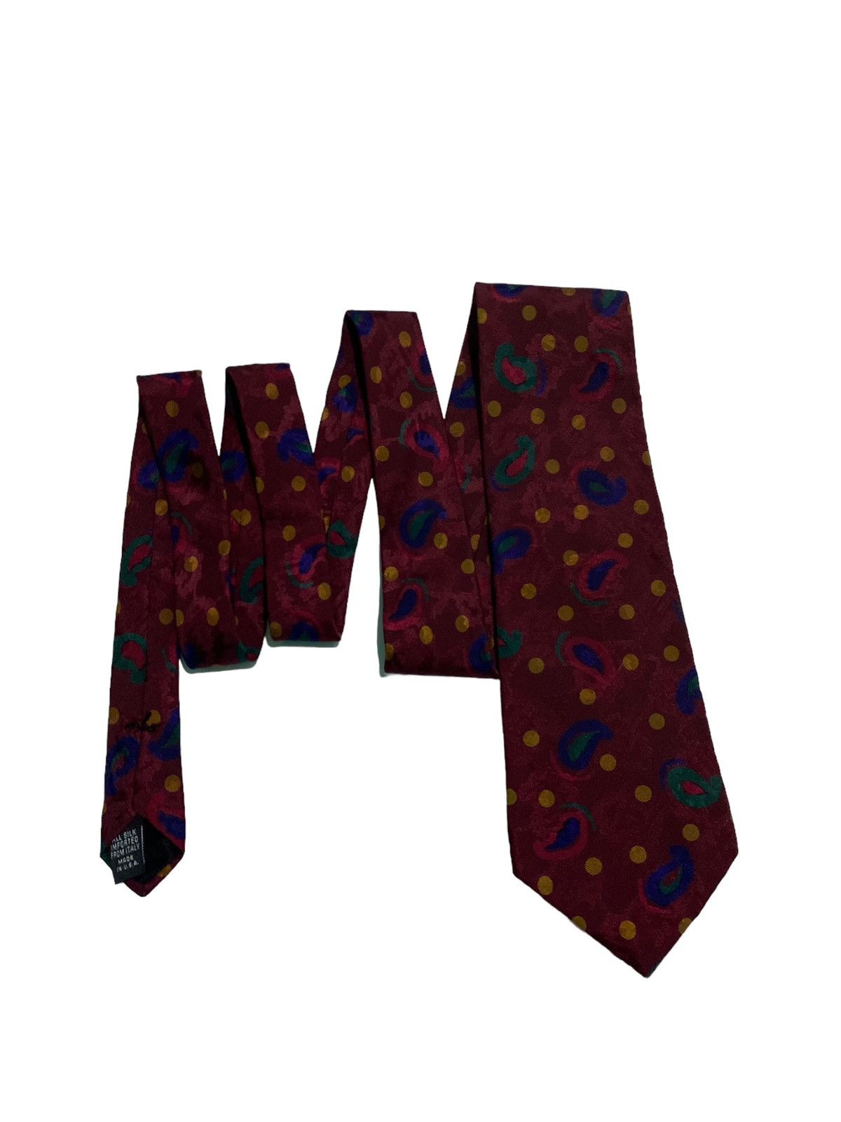New Era × Yves Saint Laurent 👍 Vintage YSL / YVES SAINT LAURENT silk neck Ties Size ONE SIZE - 7 Thumbnail