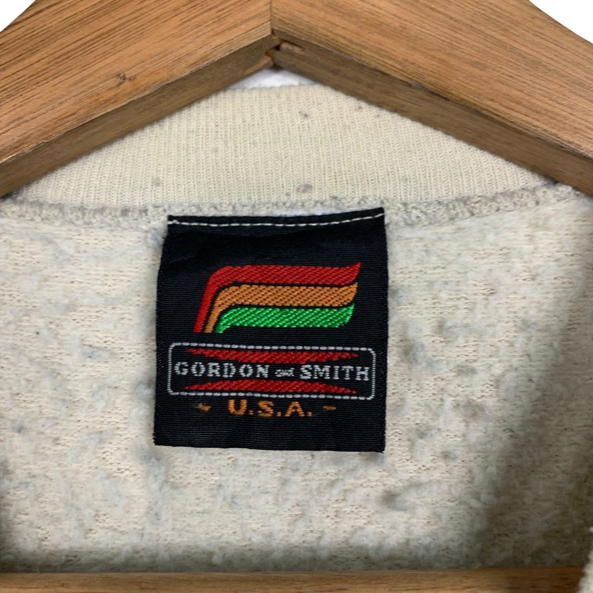 Vintage GORDON and SMITH Big Logo Surfing Sweatshirt #2224-C98 Size US M / EU 48-50 / 2 - 12 Thumbnail