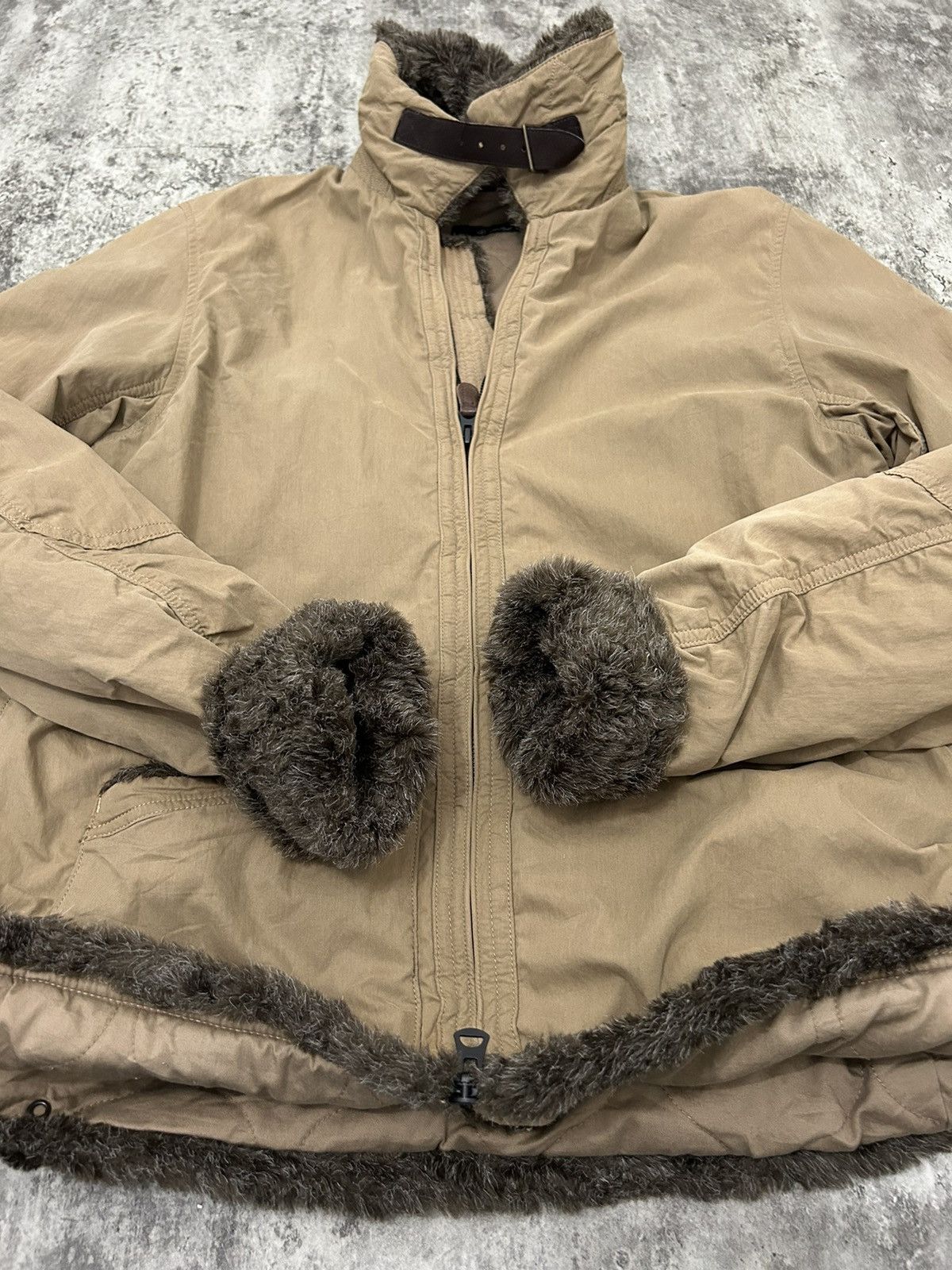 Johnbull × Vintage japanese Jhonbull Fur Cotton jacket Size US L / EU 52-54 / 3 - 4 Thumbnail
