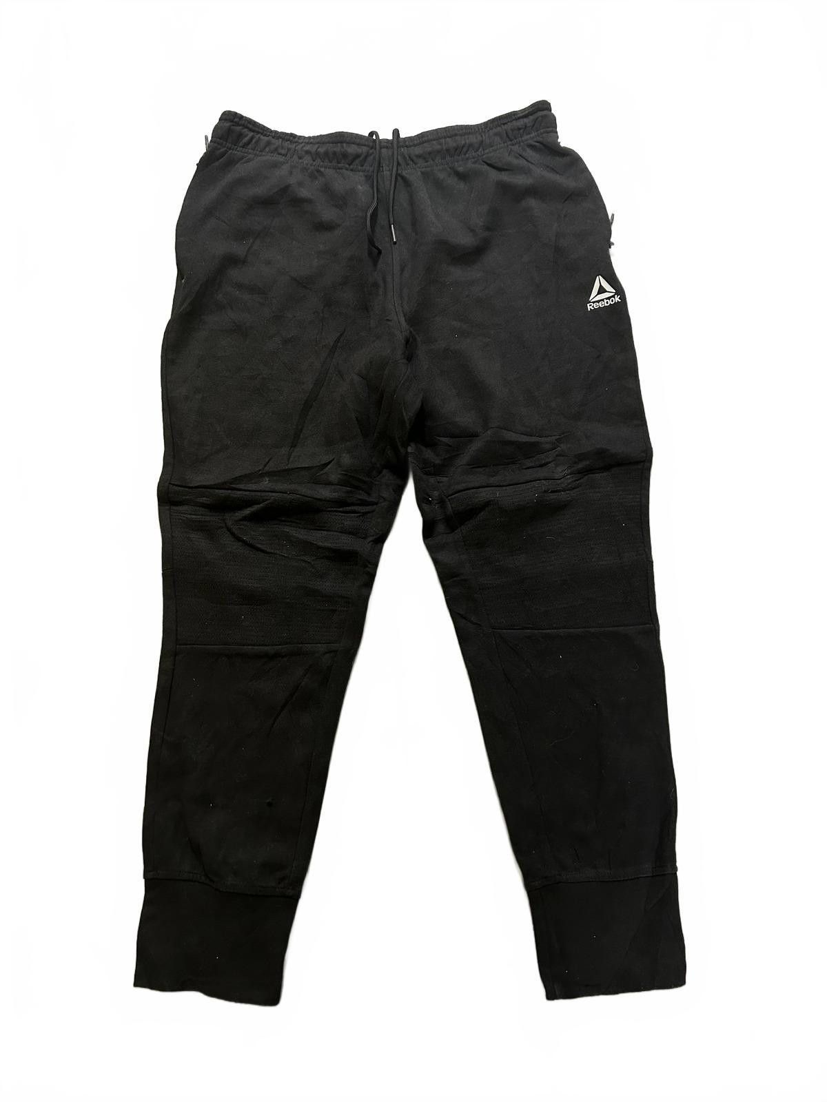 Reebok Reebok Men's Black Joggers - Stylish Comfort Size US 34 / EU 50 - 2 Thumbnail
