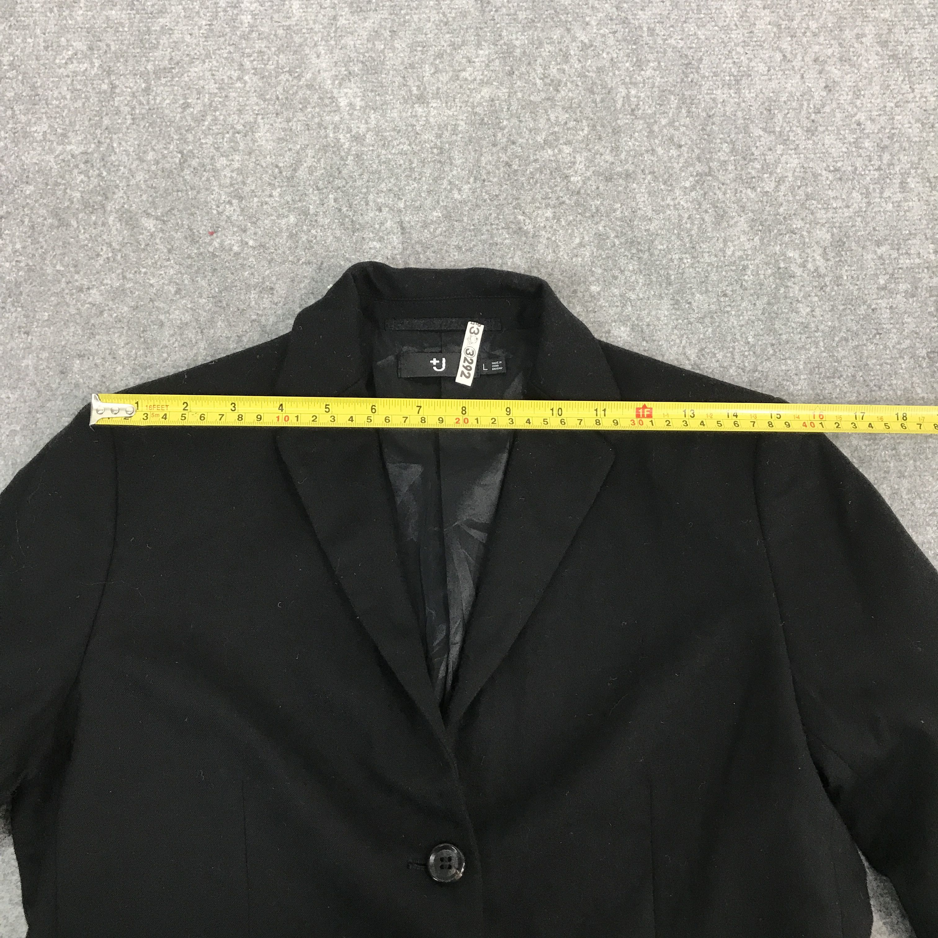 Japanese Brand × Jil Sander × Uniqlo JIL SANDER X UNIQLO JAPANESE BLACK BLAZER JACKET Size US L / EU 52-54 / 3 - 9 Thumbnail