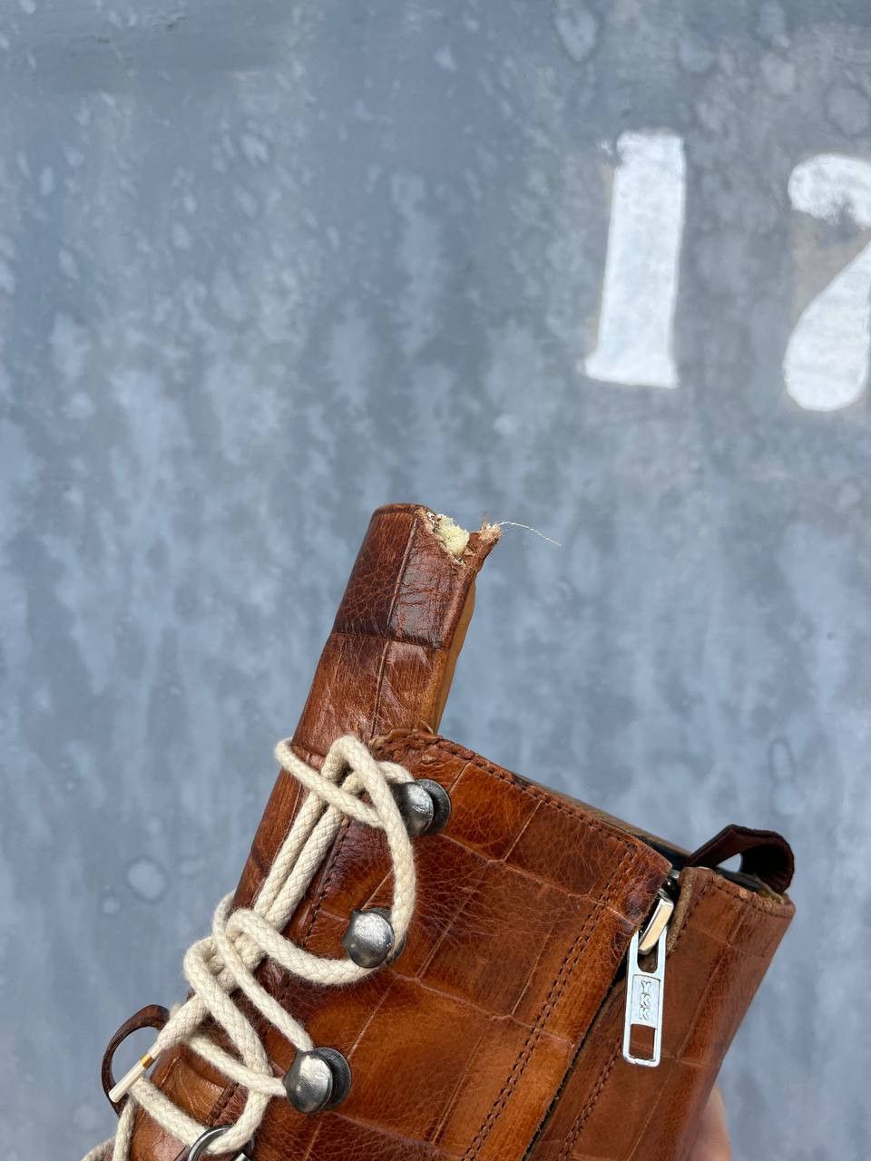 If Six Was Nine Vintage As 98 Guidi style Leather Faded Biker High Boots Size US 5.5 / EU 38 - 10 Thumbnail