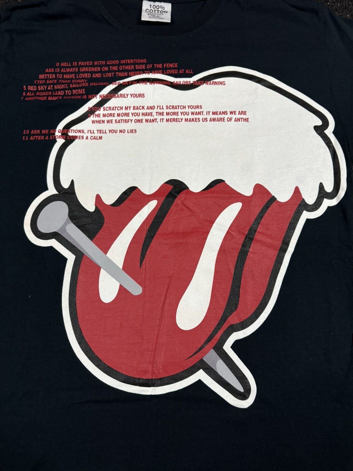 Number (N)ine × The Rolling Stones Rolling Stones X Number Nine Rock Band Tee Size US M / EU 48-50 / 2 - 3 Thumbnail
