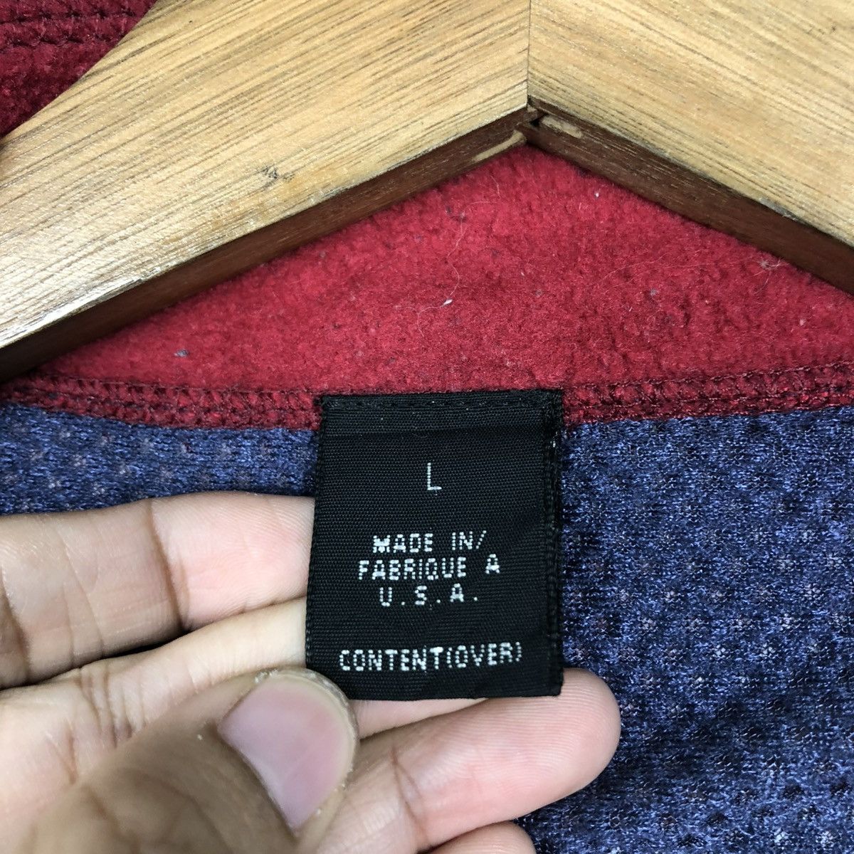 Patagonia 🔥VINTAGE FLEECE ZIPPER JACKET PATAGONIA MADE IN USA Size US L / EU 52-54 / 3 - 21 Thumbnail