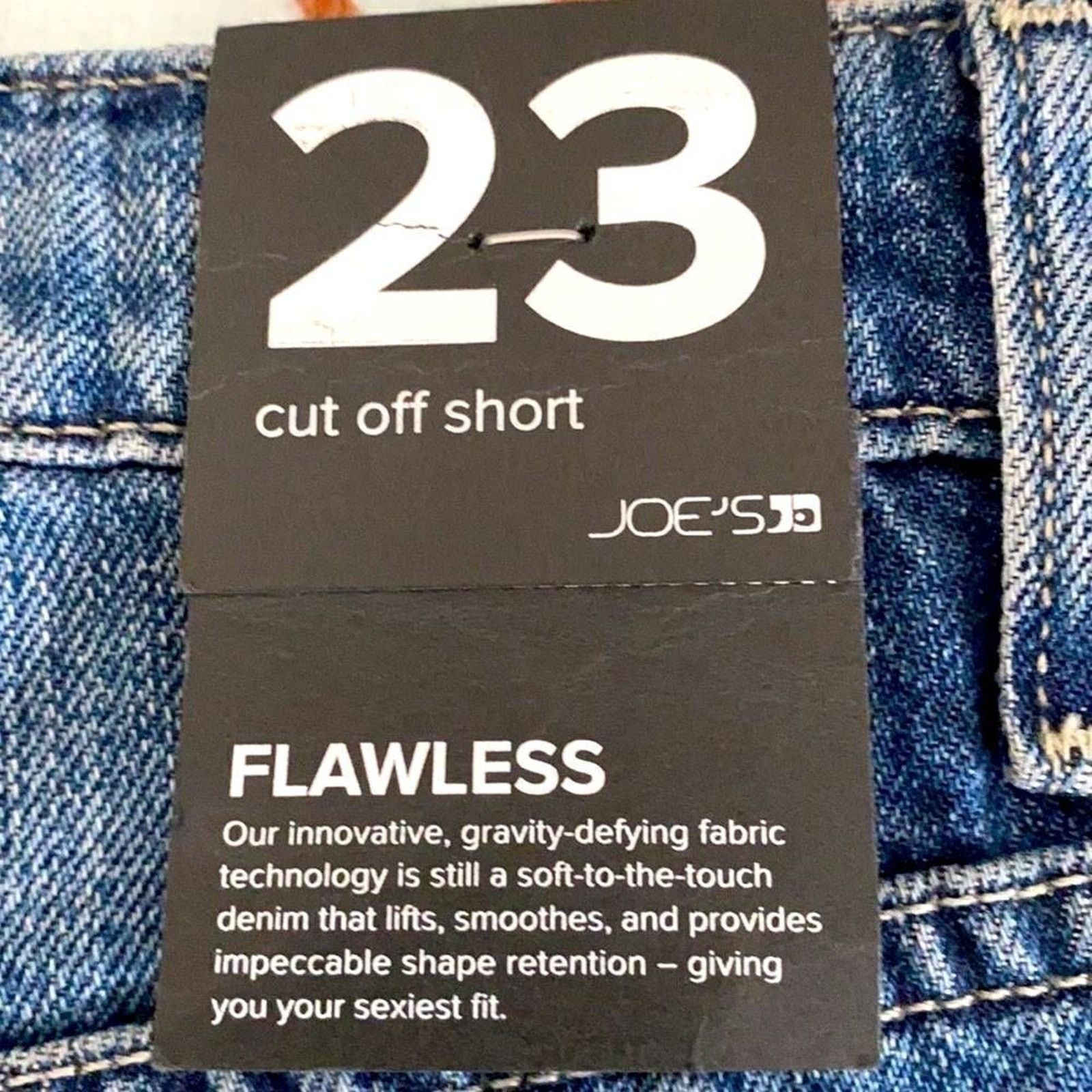 Joe's NWT Joe’s Jeans Distressed Cut Off Shorts Size 23 slit sides Size 23" - 4 Thumbnail