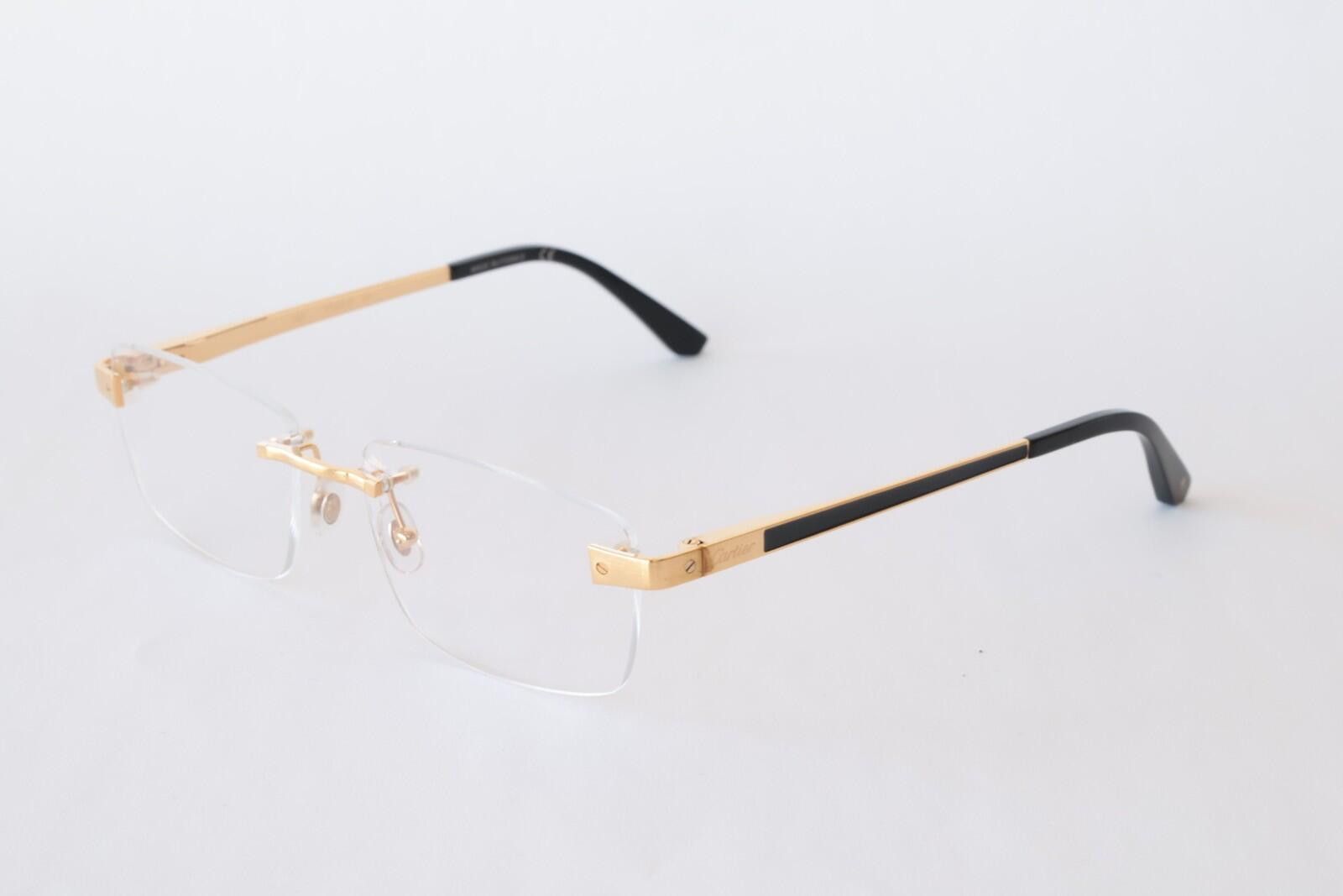 Cartier New Cartier eyewear optical eyeglasses gold CT0201O 001 Size ONE SIZE - 1 Thumbnail