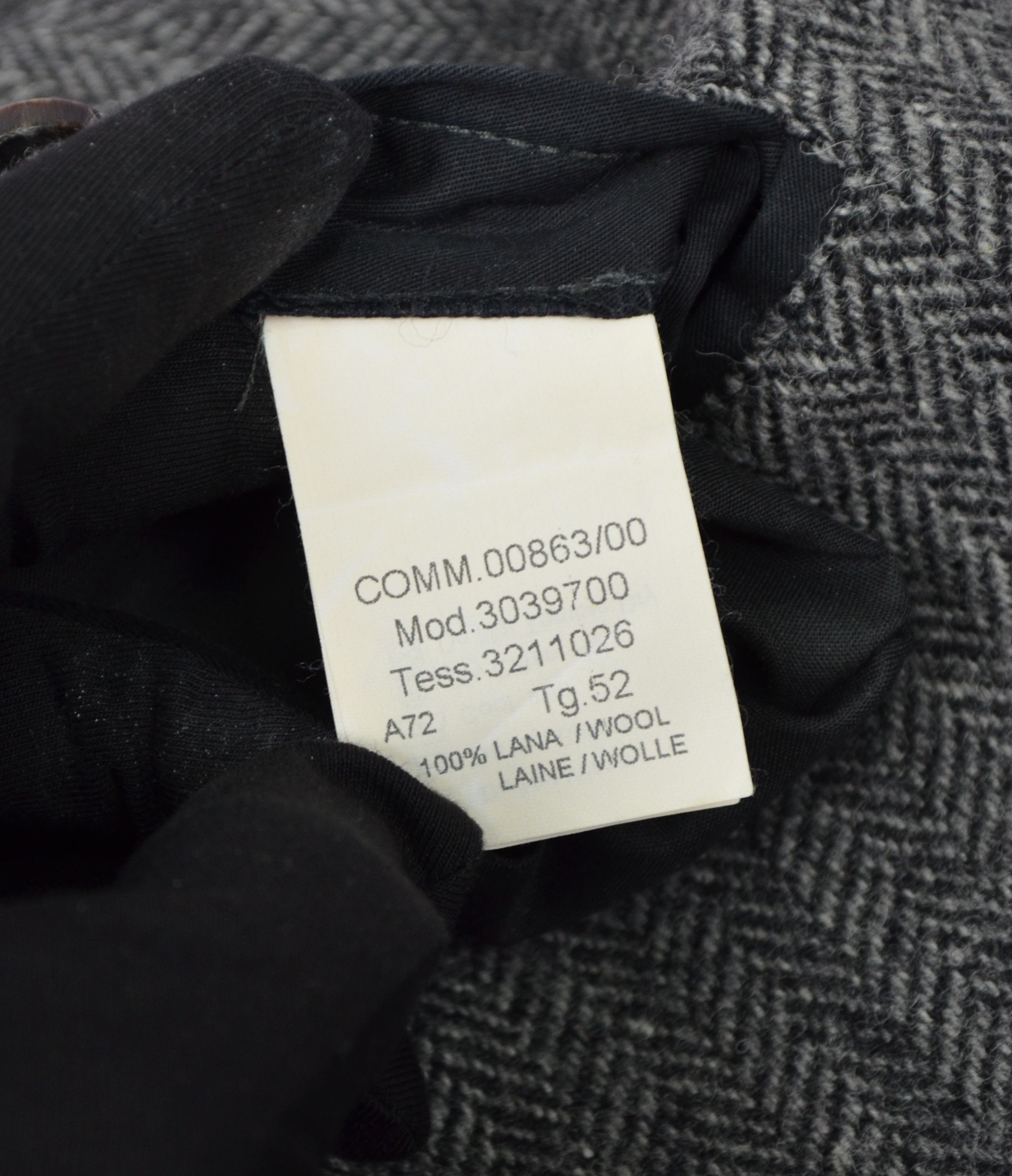 Designer Seventy Venezia Herringbone Yorkshire Tweed Wool Coat Jacket Size US M / EU 48-50 / 2 - 24 Thumbnail