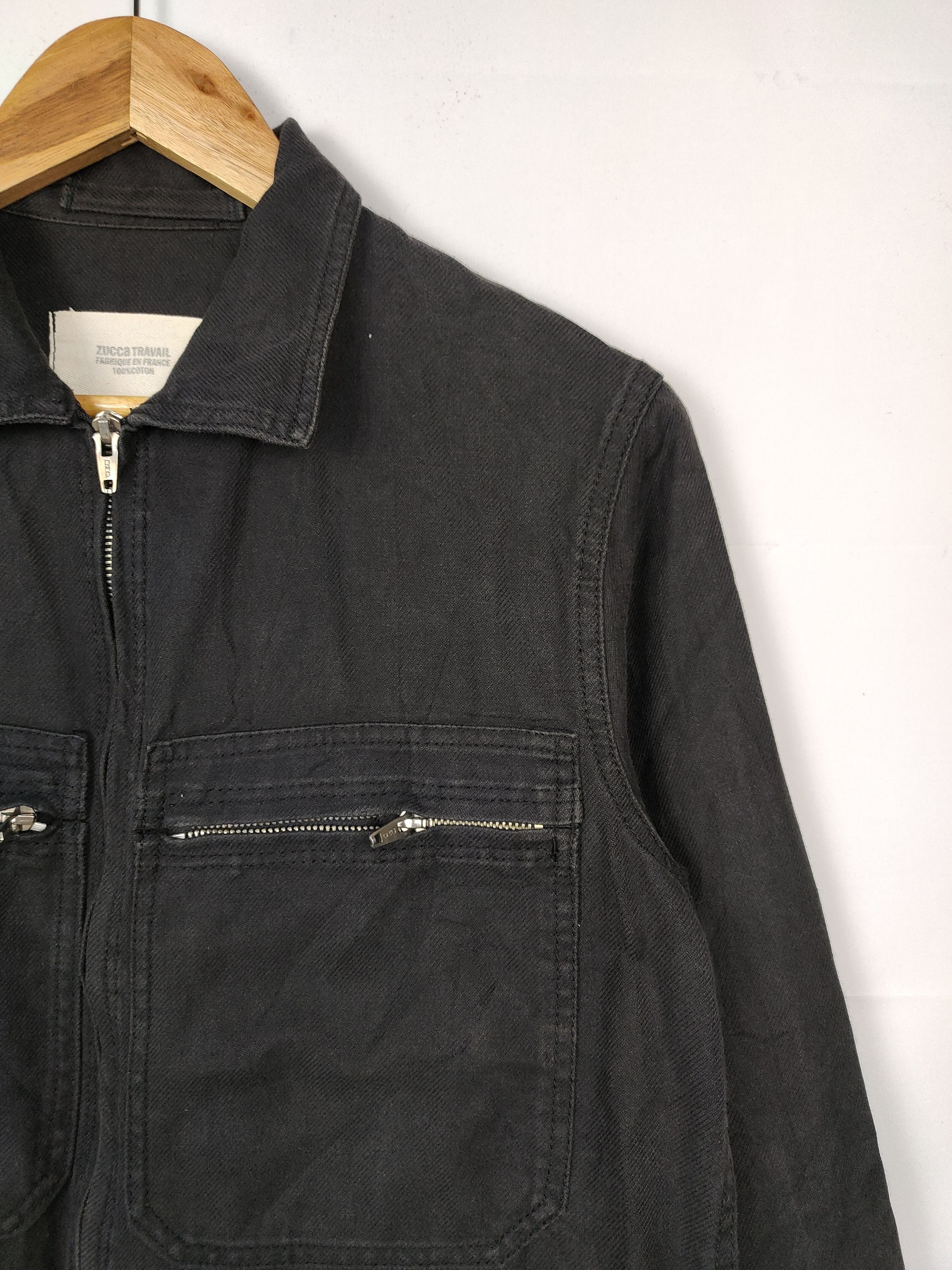 Issey Miyake × Zucca Vintage 1990 Zucca Worker Zipper Jacket Size US M / EU 48-50 / 2 - 3 Thumbnail