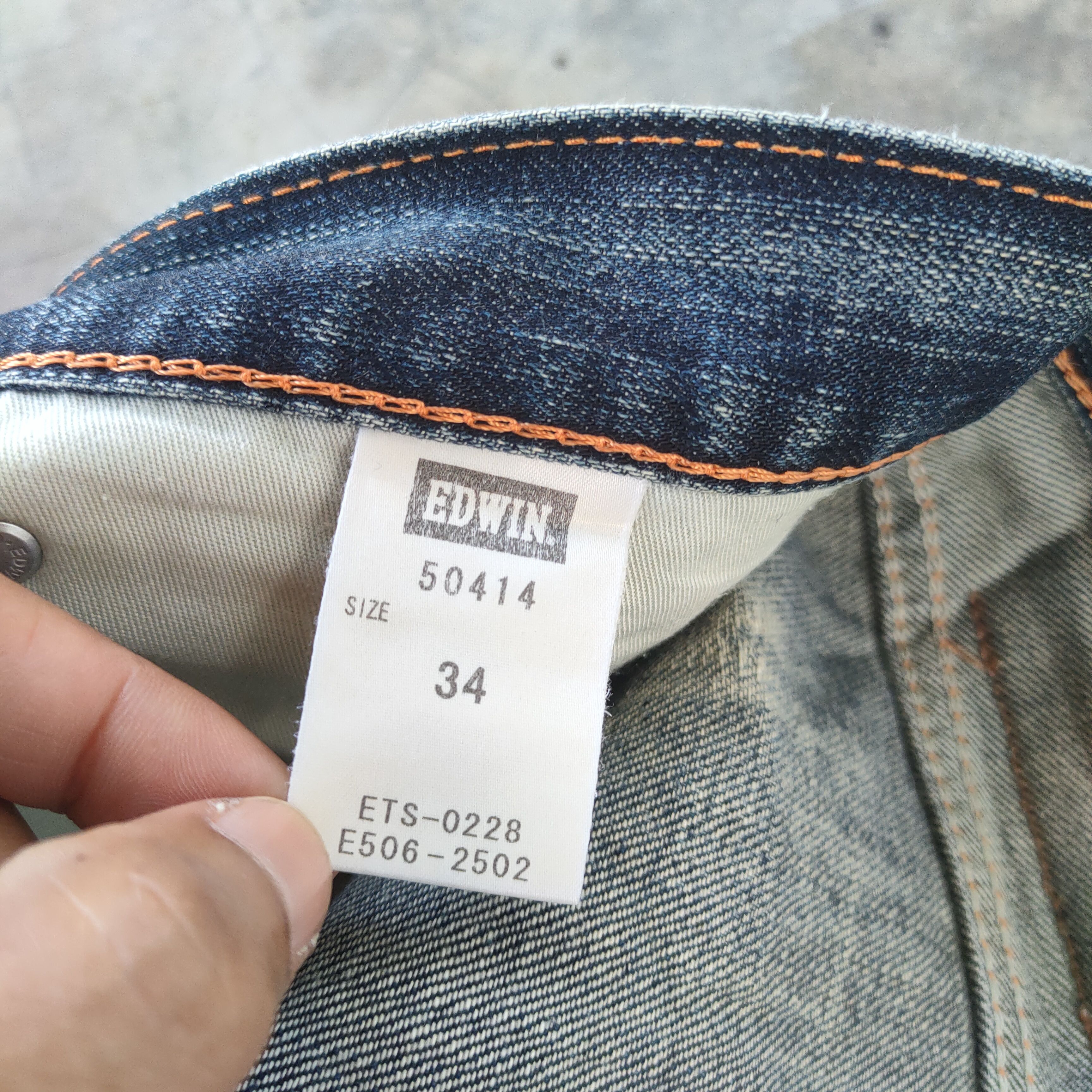 Edwin W36 VINTAGE EDWIN FADED DISTRESSED JEANS DENIM PANTS Size US 36 / EU 52 - 13 Thumbnail