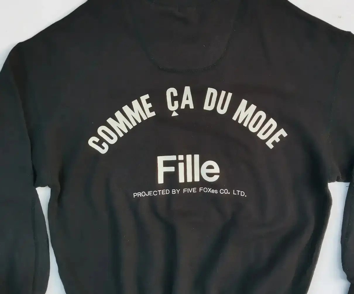 Japanese Brand Rare!!! Comme Ca Du Made Fille Big Logo Sweatshirt Size US L / EU 52-54 / 3 - 5 Thumbnail