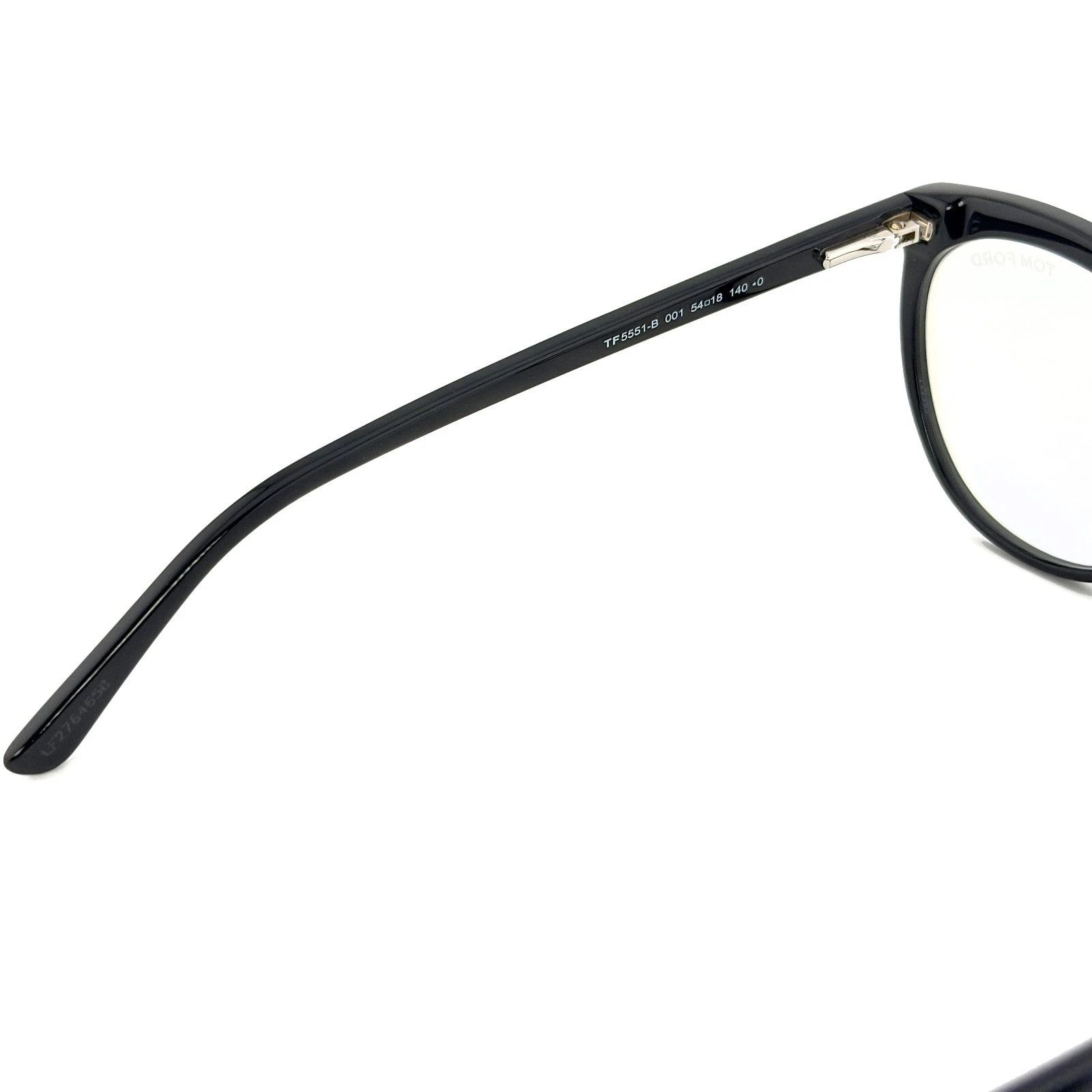 Tom Ford TOM FORD TF5551B 001 Black Blue Optical Eyeglass 5551 FT5551 Size ONE SIZE - 4 Thumbnail