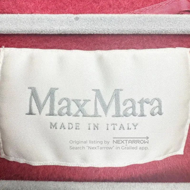 Max Mara MaxMara Red Silk Long Women's Coat . Size M / US 6-8 / IT 42-44 - 3 Thumbnail