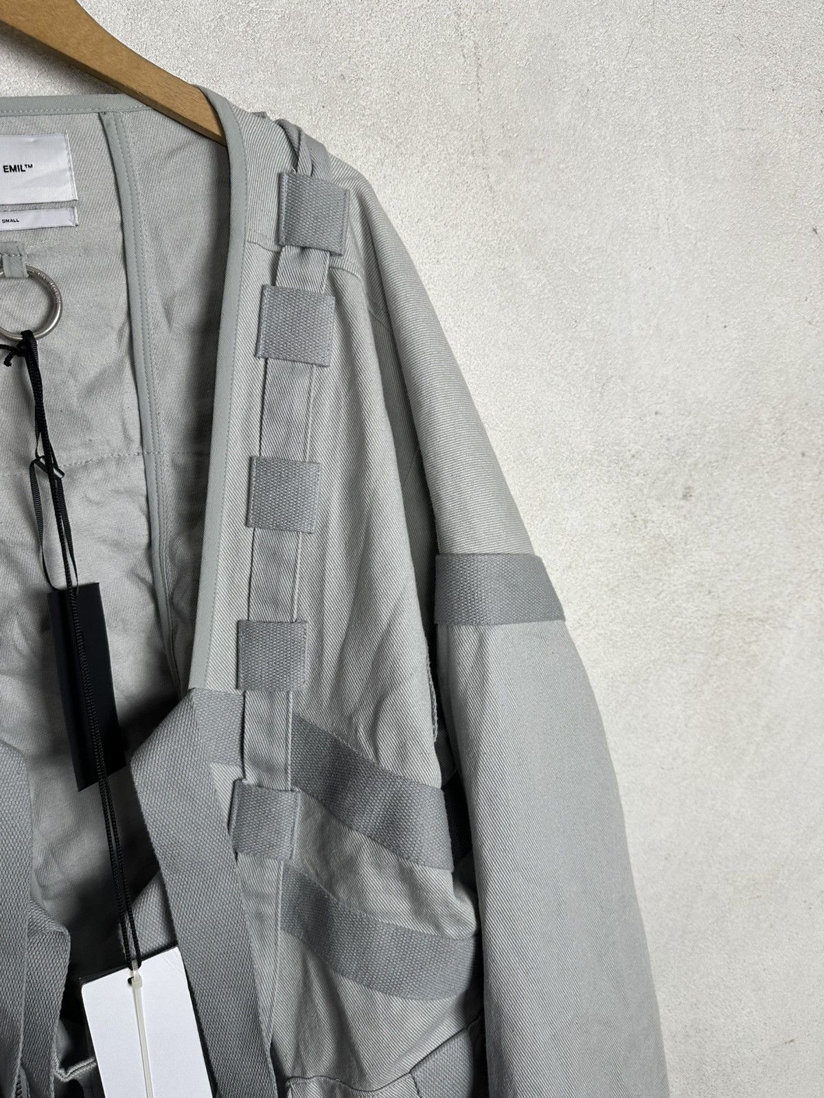 Heliot Emil Heliot Emil SS18 Kamikaze Grey Bomber Jacket Bondage Size US S / EU 44-46 / 1 - 10 Thumbnail