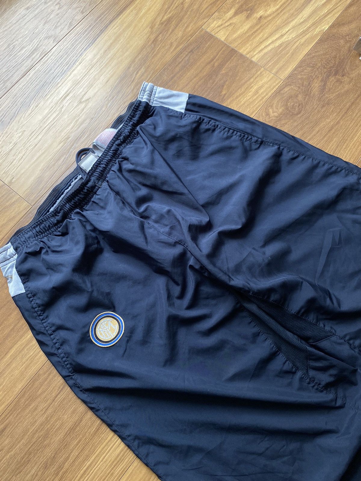 Nike × Vintage Nike Inter Nylon Vintage Baggy Pants,Drill,Y2K,BlockCore Size US 32 / EU 48 - 2 Thumbnail