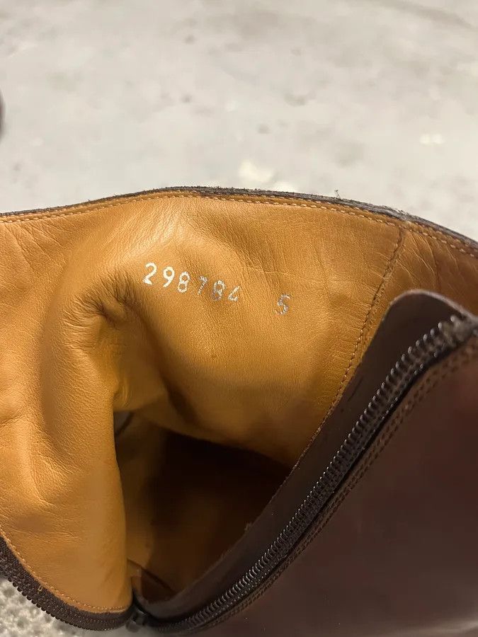 Gucci Gucci Brown Leather Side-Zip Boots Size US 7 / IT 37 - 9 Thumbnail