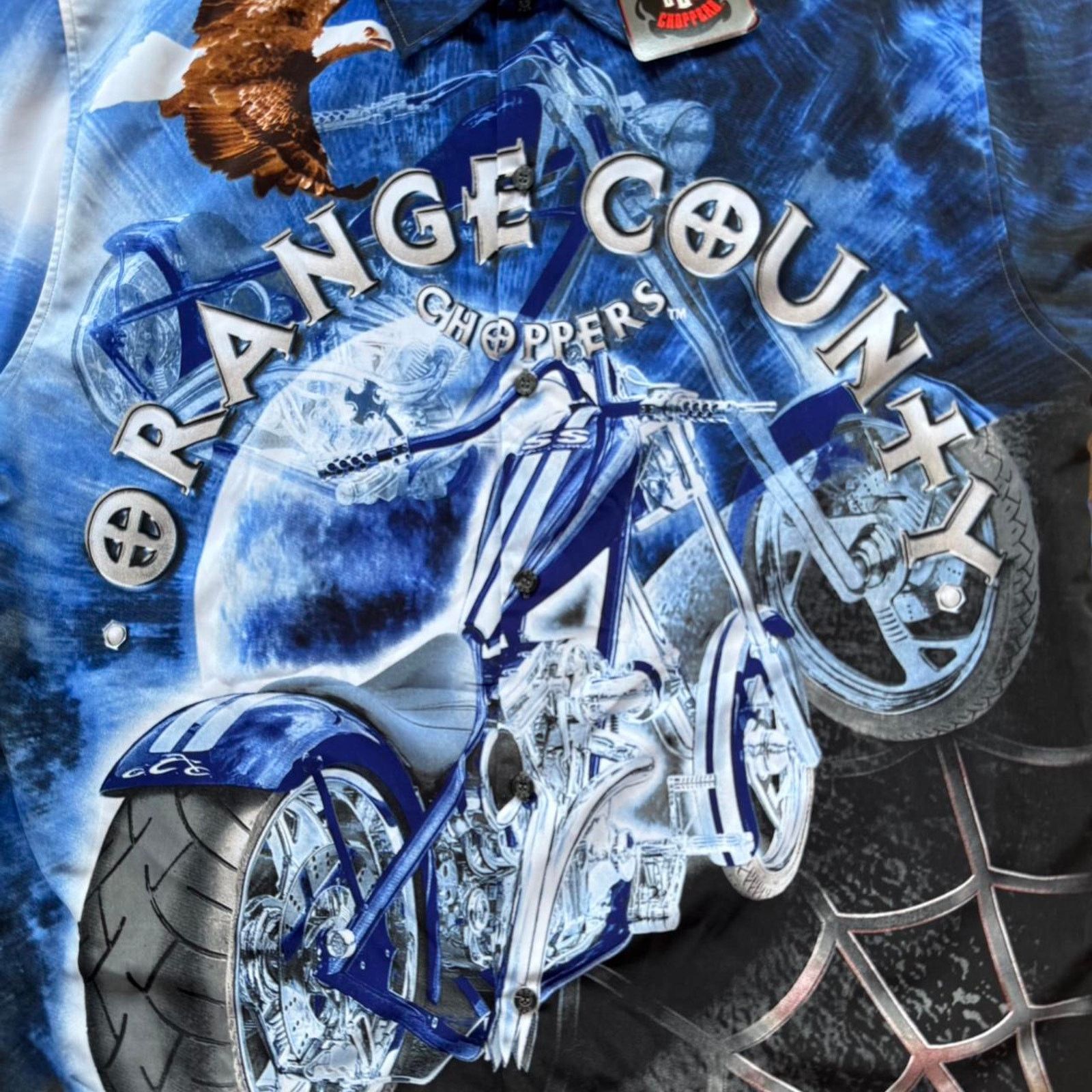 Vintage Vintage 2004 Orange County Choppers Button Up Shirt Size US XL / EU 56 / 4 - 3 Thumbnail