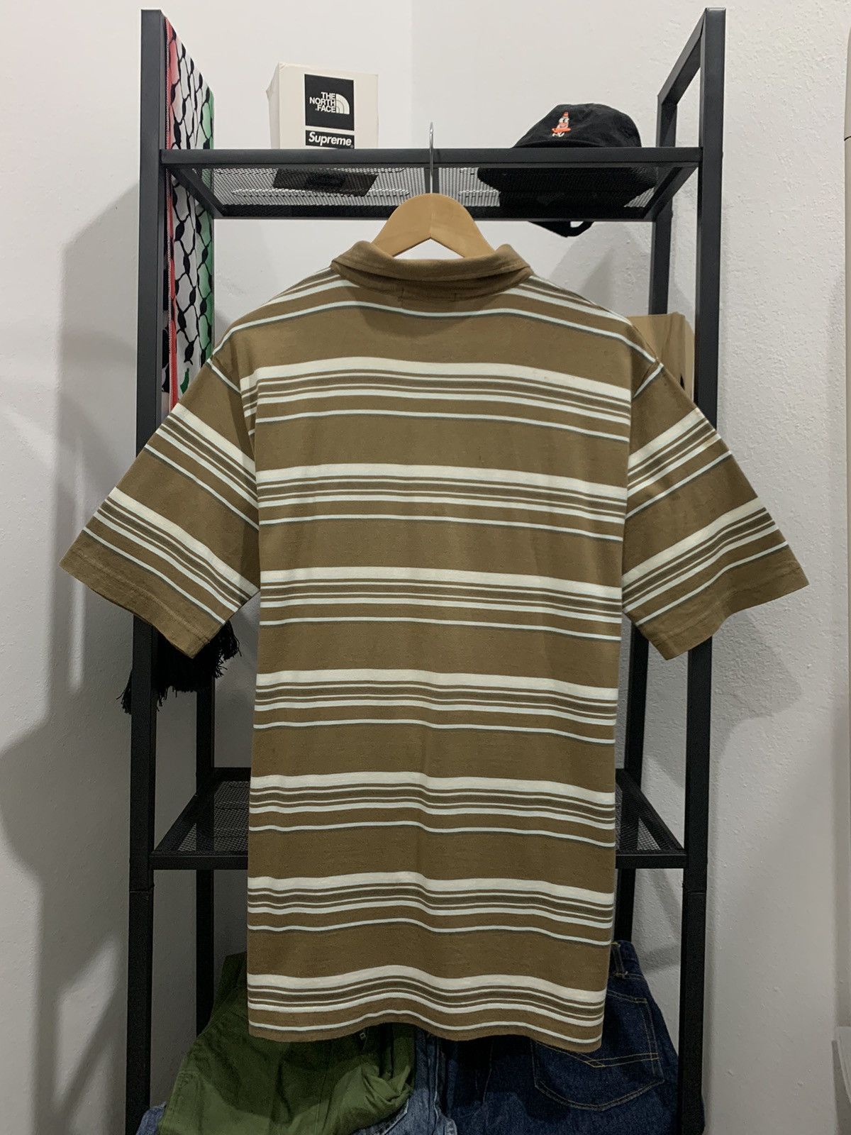 Bape × Nigo OG Vintage Bape Star Stripe Polo Tee Size US L / EU 52-54 / 3 - 2 Thumbnail