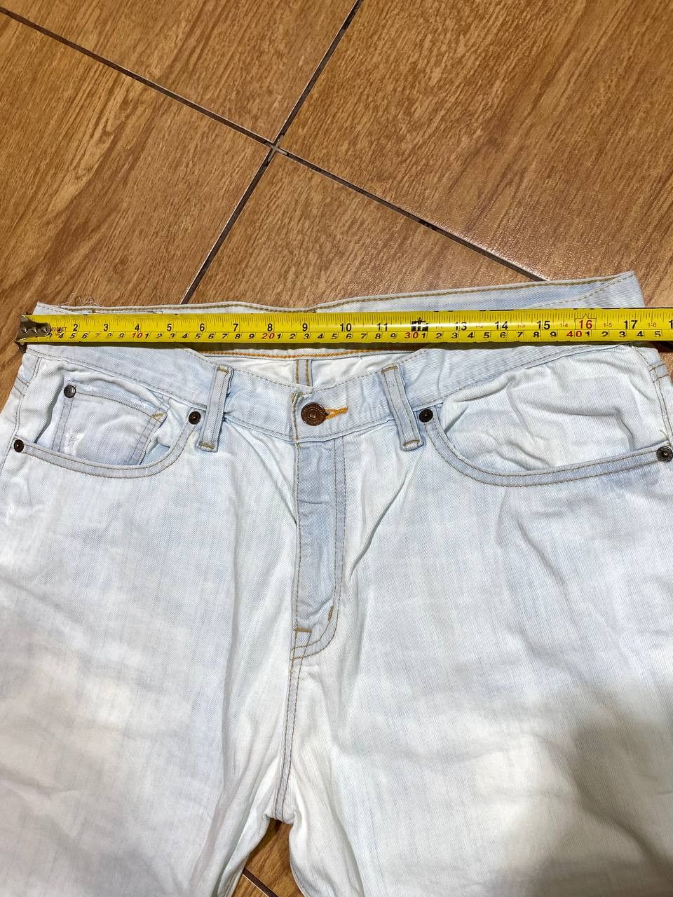 Polo Ralph Lauren Vintage Polo Ralph Lauren Faded Blue Straight Leg Jeans Size US 30 / EU 46 - 13 Thumbnail