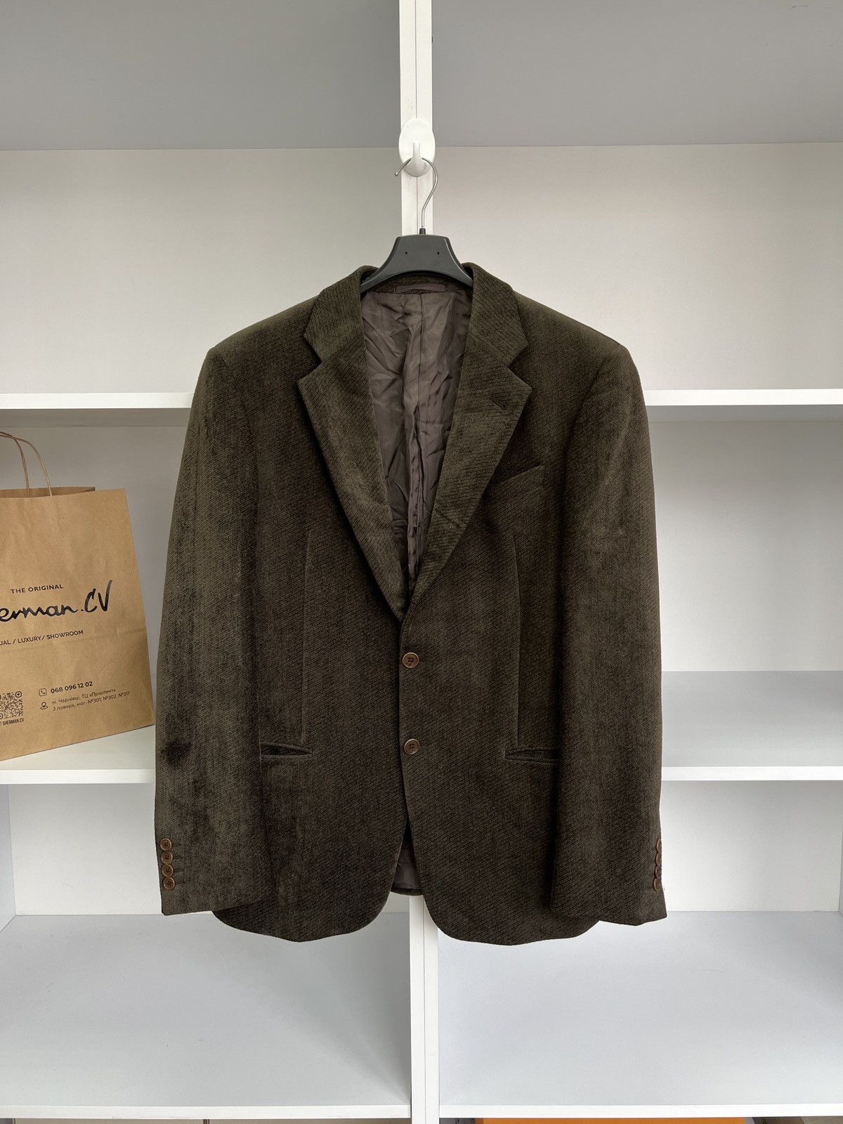Armani × Designer × Vintage Vintage Armani Collezioni blazer Size US M / EU 48-50 / 2 - 2 Thumbnail