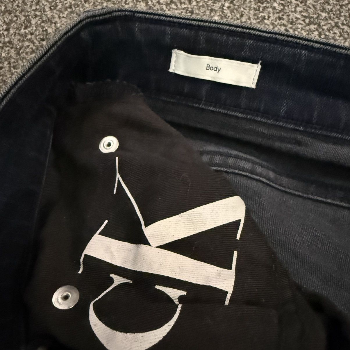Calvin Klein 205W39NYC Black Jeans Body Style Denim Archive y2k Size US 36 / EU 52 - 12 Thumbnail