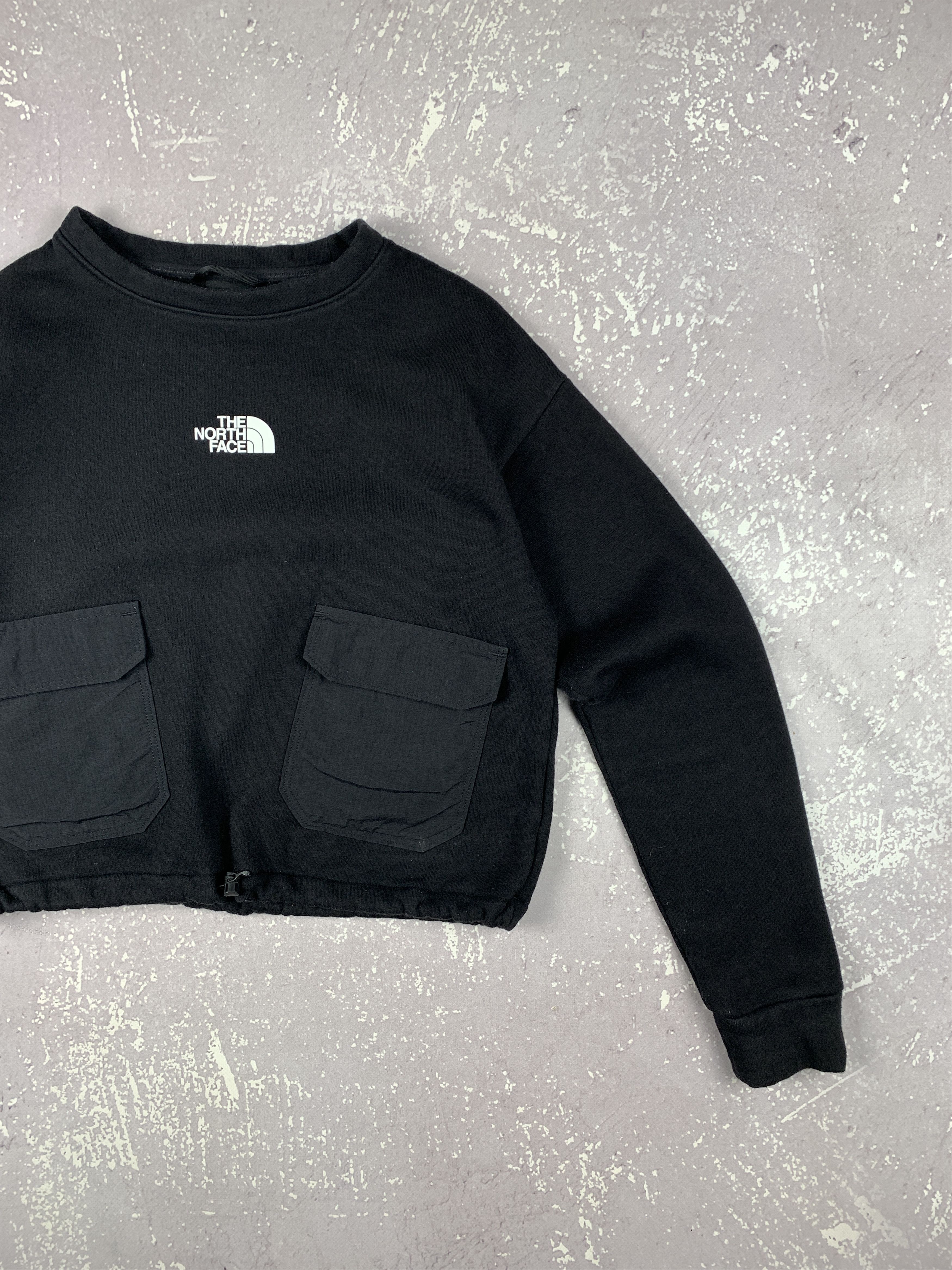 The North Face The North Face TNF Cargo Crop Sweatshirt Womens Small Black Size S / US 4 / IT 40 - 5 Thumbnail