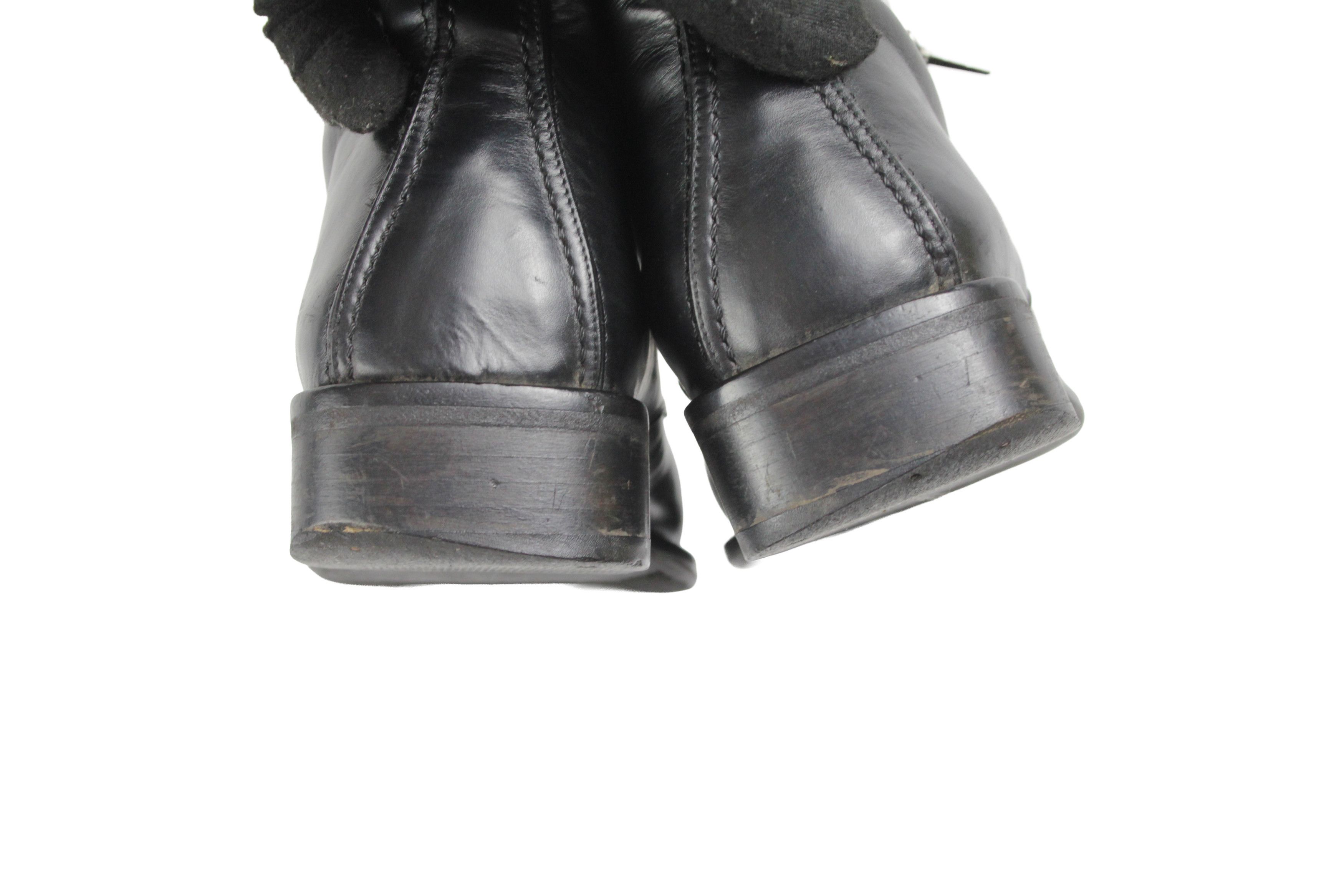 Hugo Boss 00S Square Toe Avant Garde Y2K Boots Vintage Size US 10 / IT 40 - 11 Thumbnail