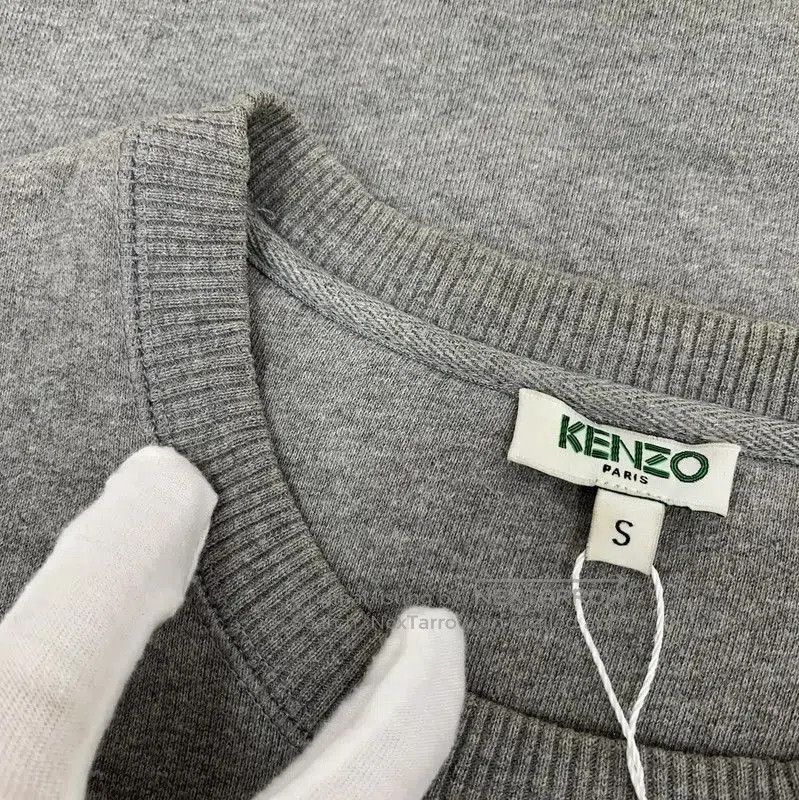 Kenzo KENZO Gray Cotton Women's Sweatshirt . Size S / US 4 / IT 40 - 8 Thumbnail