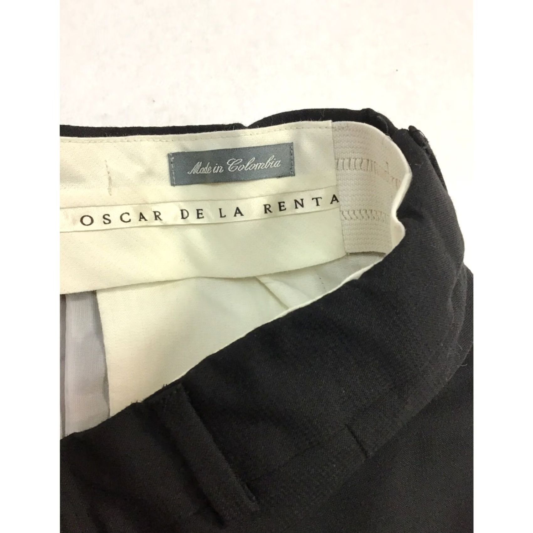 Oscar De La Renta Oscar De La Renta Wool Pants Mens 40x39 Black Dress Pants Wool Stretchy Formal Pants Mens Women? Size US 40 / EU 56 - 5 Thumbnail