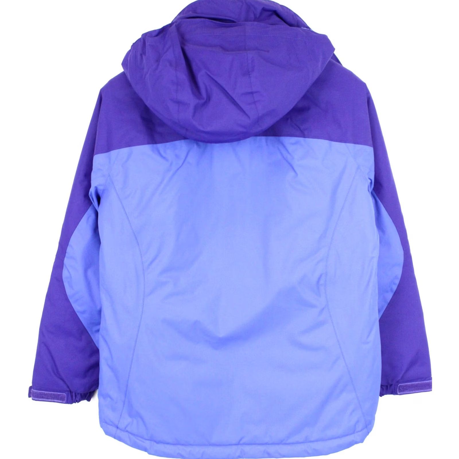 Vintage L.L. Bean Jacket Women's SMALL Petite Padded Full Zip Removable Hood Blue Jacket Womens SMALL Blue 90s? Size S / US 4 / IT 40 - 2 Thumbnail