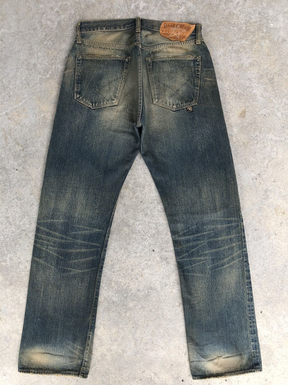 Sugar Cane Vintage Sugarcane 065 Distressed Denim Selvedge Denim Star Size US 32 / EU 48 - 2 Thumbnail