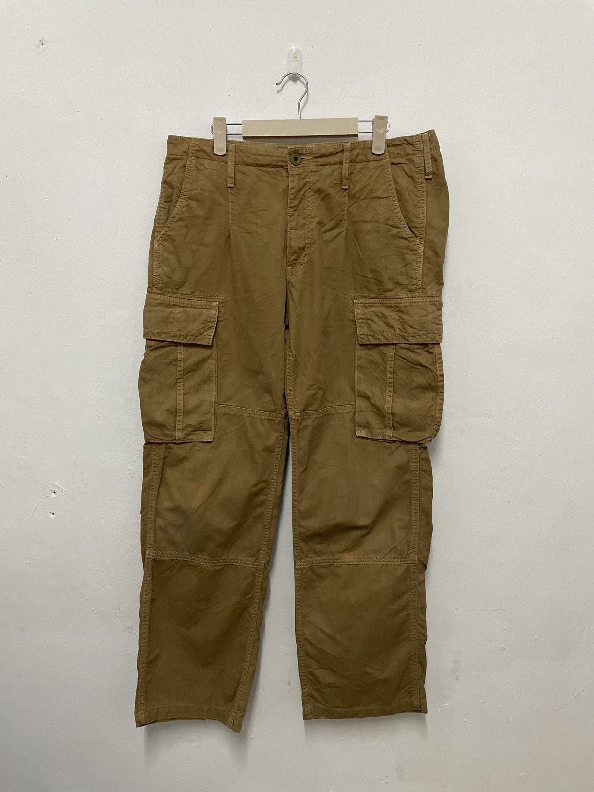 image of Designer Blueway Surplus Vintage Issue Cargo Pants Size 34" in Brown, Men's