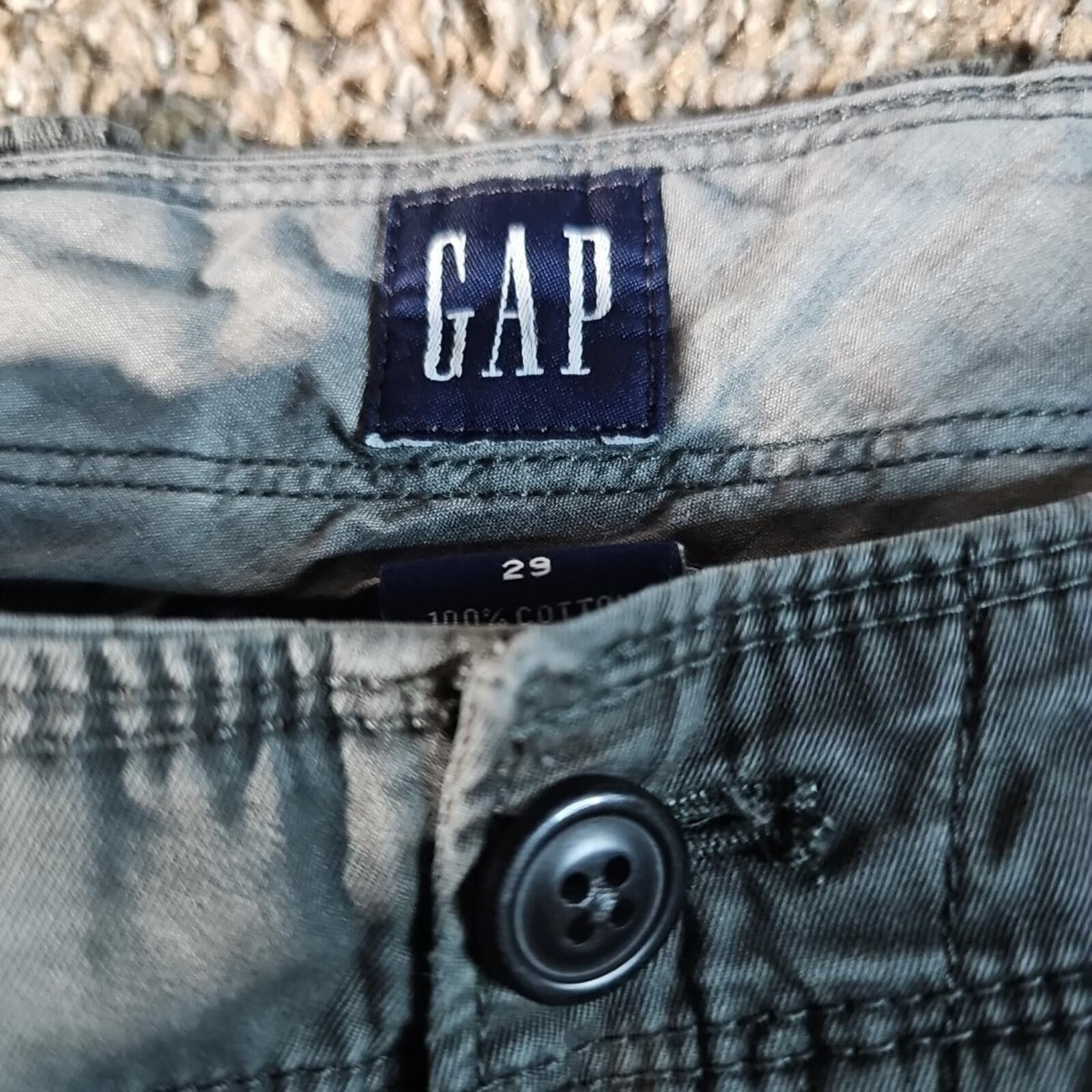 Gap GAP 29 Gray Cargo Shorts Size US 29 - 3 Thumbnail