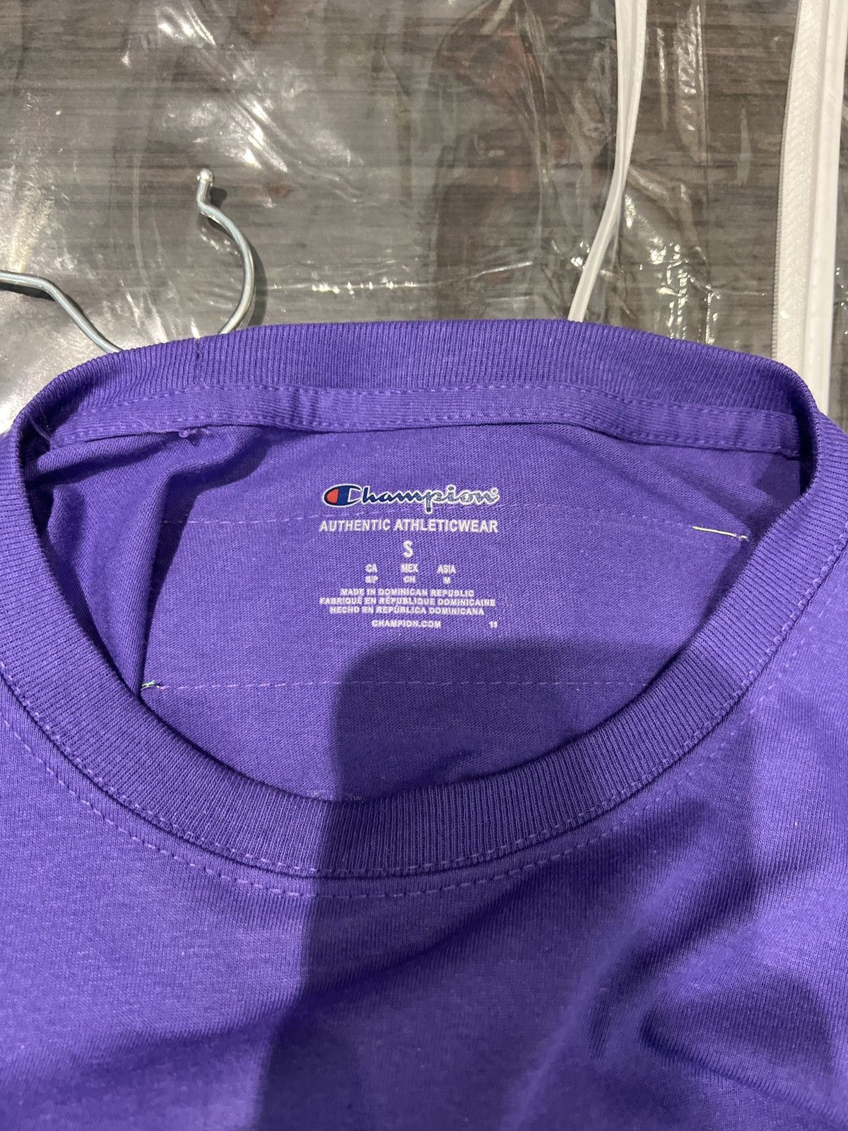 Champion × Off-White Off White Purple Gymnastics Shirt Small Size US S / EU 44-46 / 1 - 3 Thumbnail