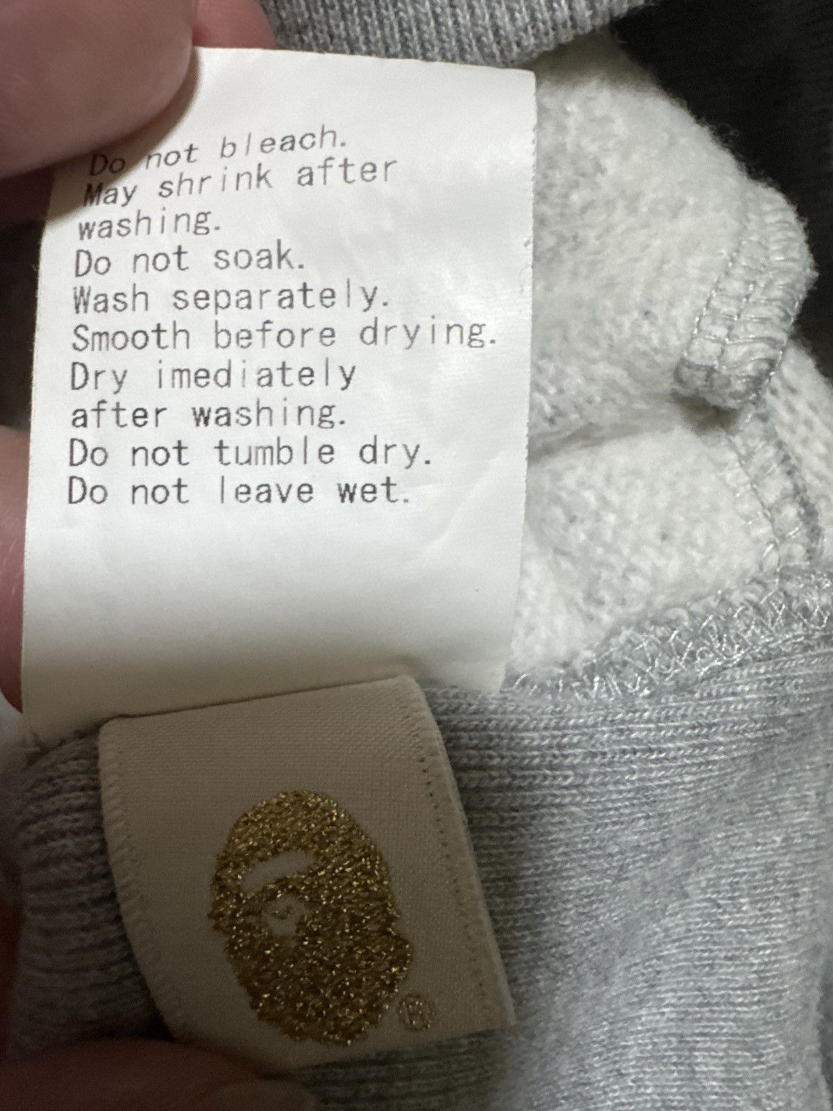 Bape Bape 3m refective big head hoodie Size US S / EU 44-46 / 1 - 4 Thumbnail
