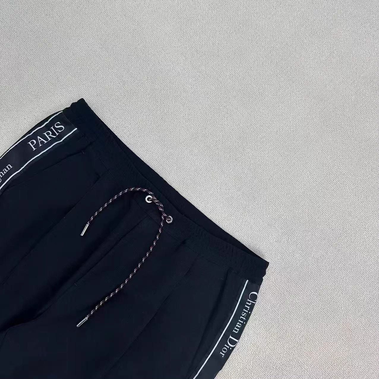 Dior Dior webbing logo cuffed pants 50 like new Size 38" / US 16 / IT 52 - 3 Thumbnail