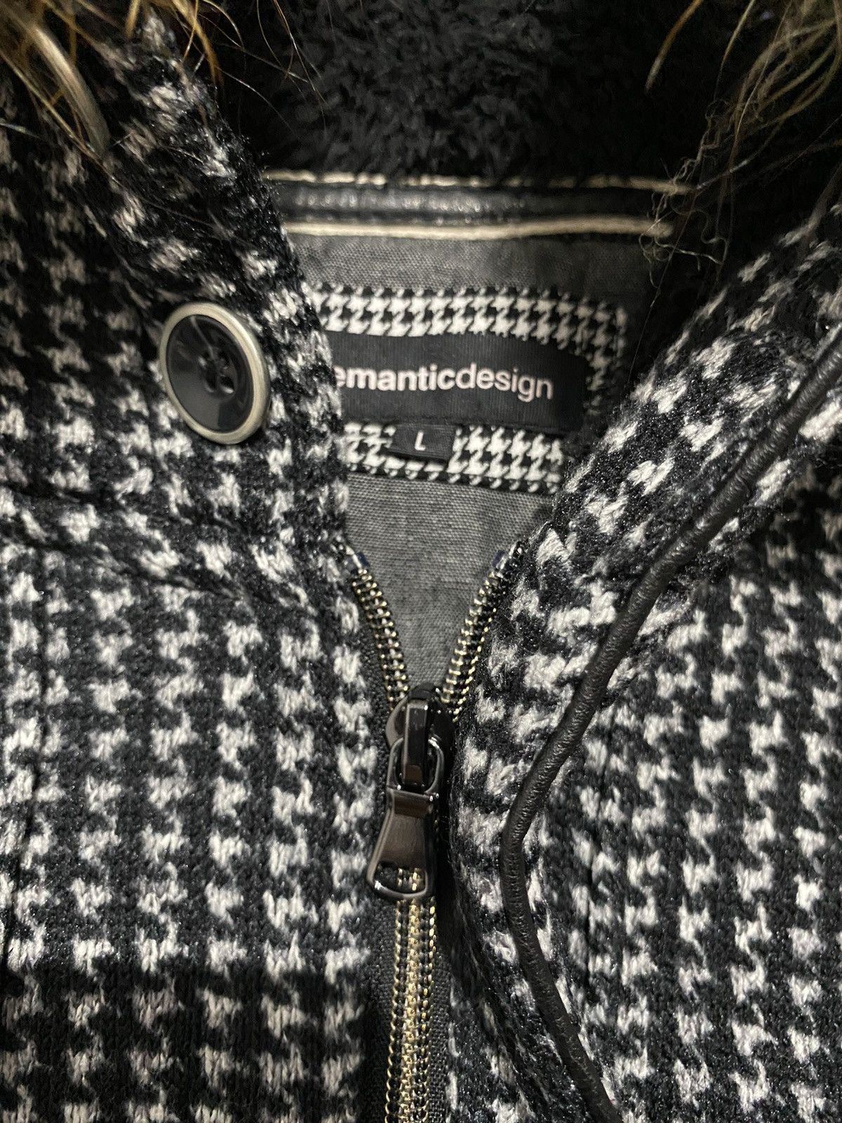 14th Addiction × Japanese Brand × KMRii Semantic design wool fur jacket 14thaddiction styled Size US L / EU 52-54 / 3 - 4 Thumbnail
