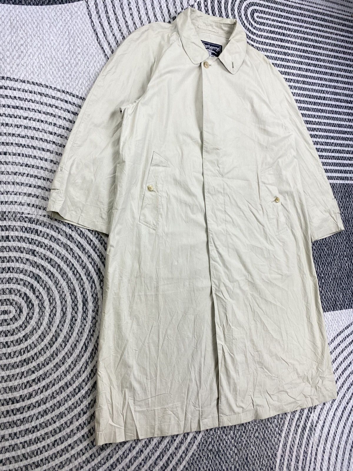 Burberry Vintage Burberrys Casual Long Cotton Jacket Size US L / EU 52-54 / 3 - 3 Thumbnail