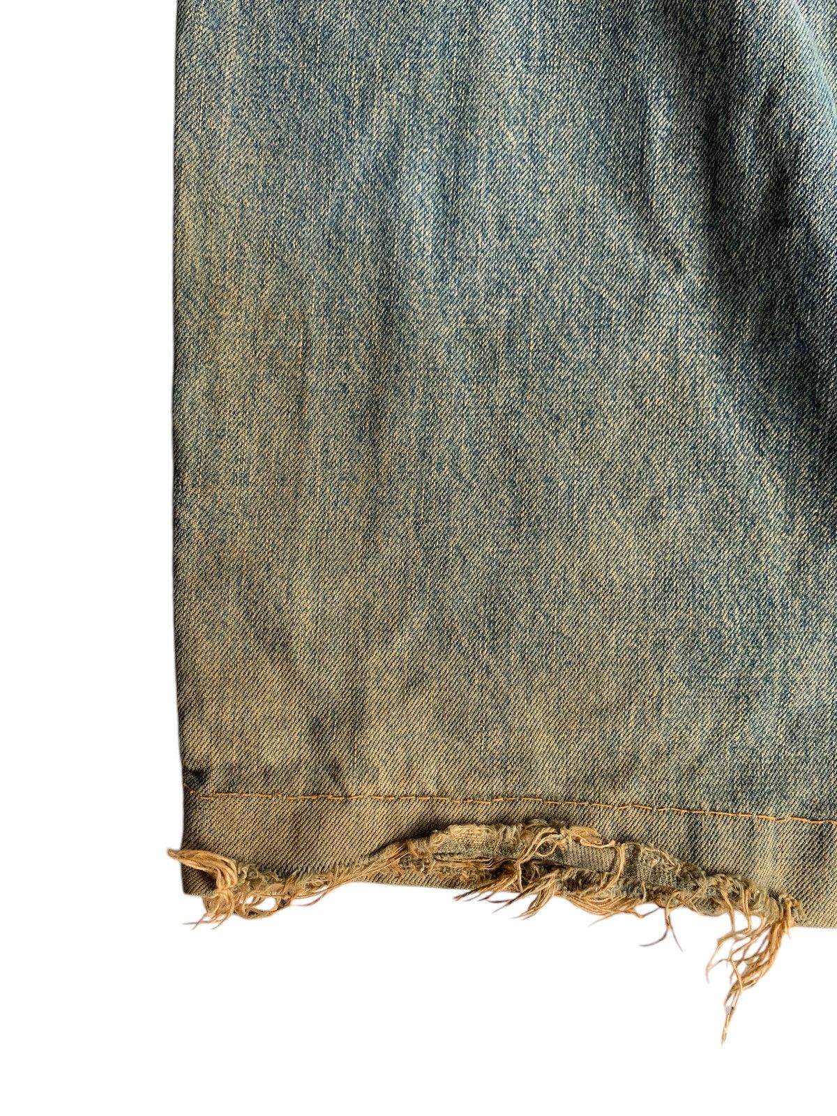 Japanese Brand Vintage Wranger Baggy Faded Selvedge Distressed Denim Size US 33 - 14 Thumbnail