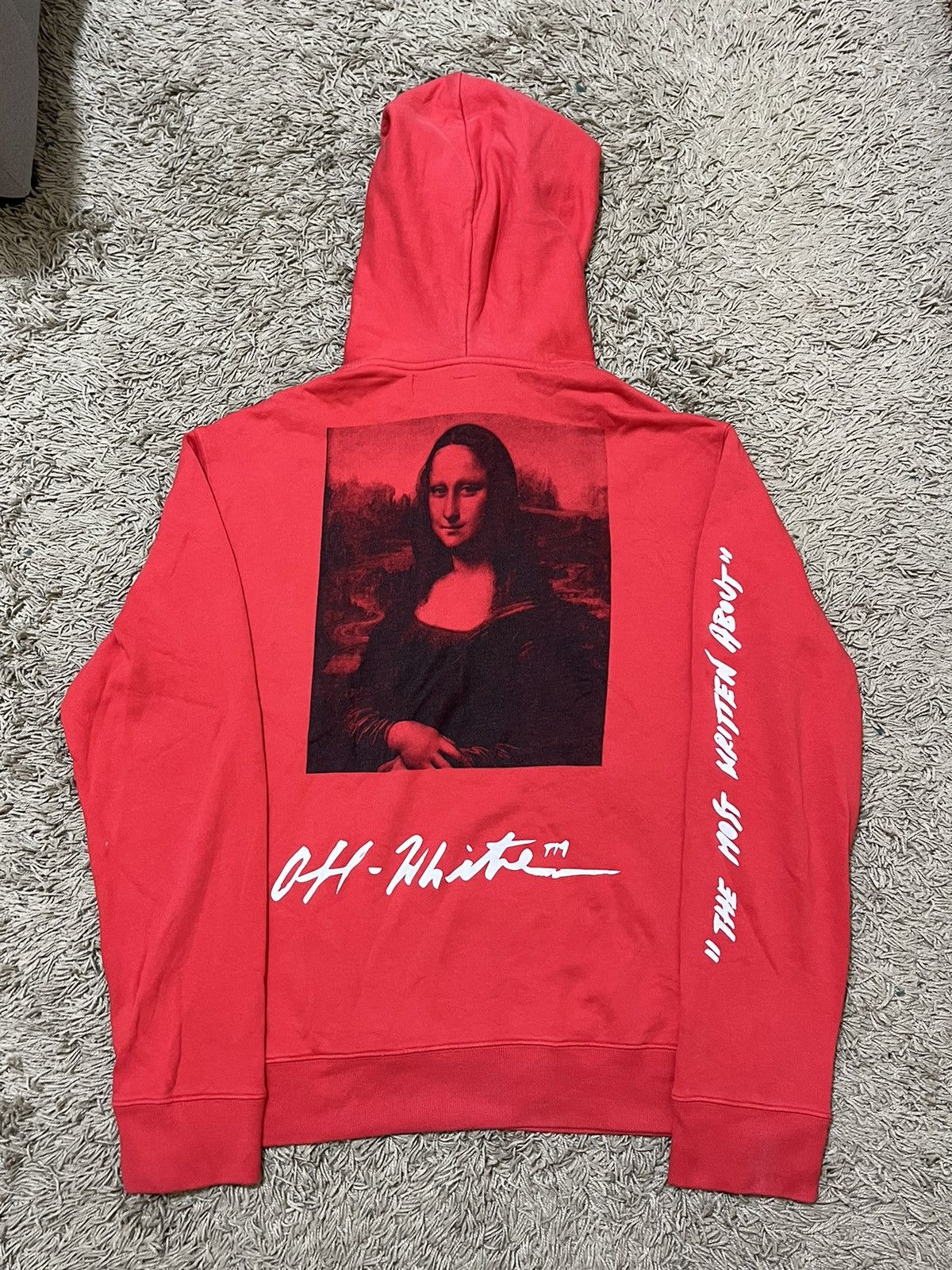 Off-White SS19 Off White - Mona Lisa Hoodie Size US XL / EU 56 / 4 - 19 Thumbnail