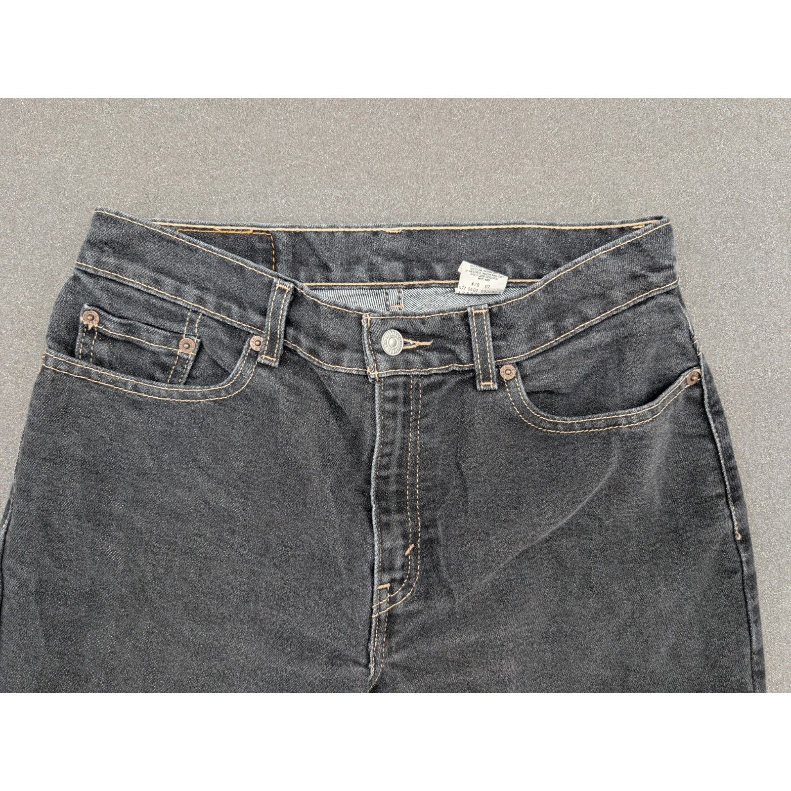Levi's Levi’s 515 Bootcut Jeans Women’s 10 Petite Gray Wash Stretch Size 32" / US 10 / IT 46 - 3 Thumbnail
