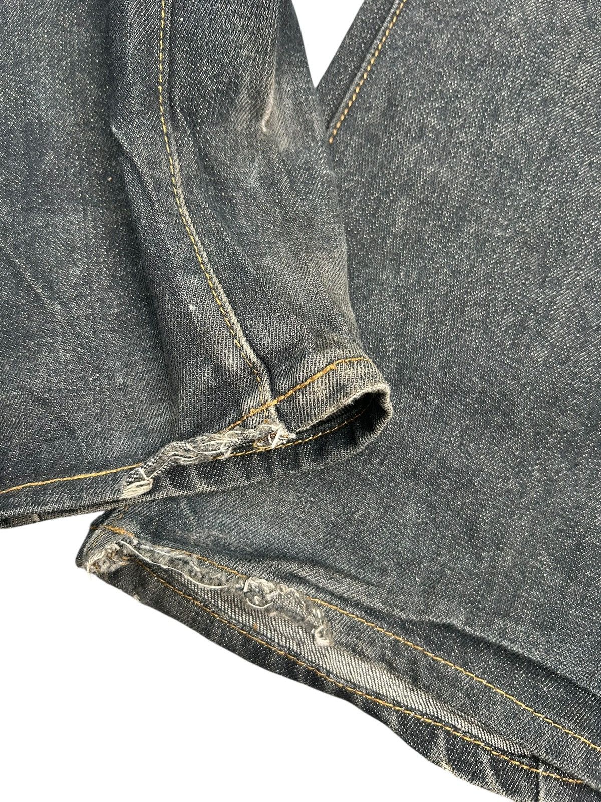 Japanese Brand × Kapital × Vintage Double Waist Japanese Punk Bondage Denim Jeans Size US 31 - 12 Thumbnail