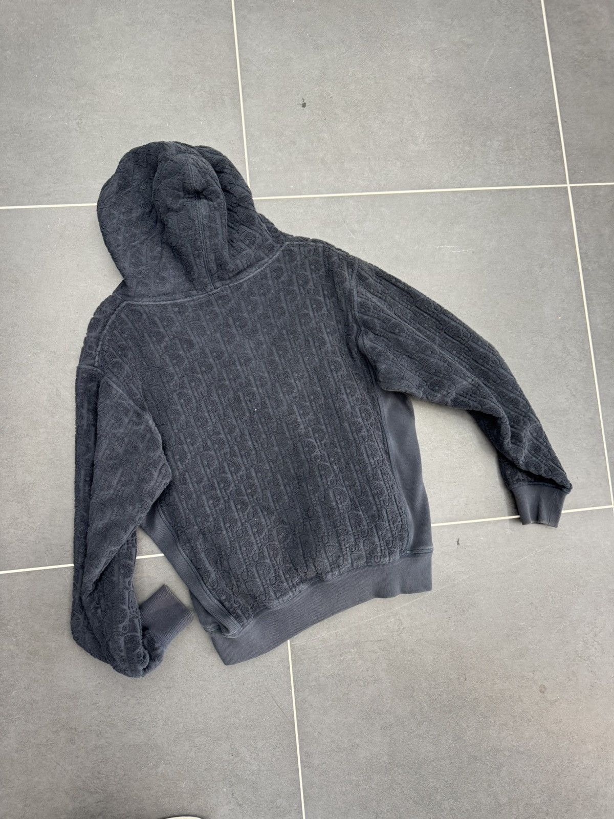 Dior Dior oblique towel hoodie Size US M / EU 48-50 / 2 - 3 Thumbnail