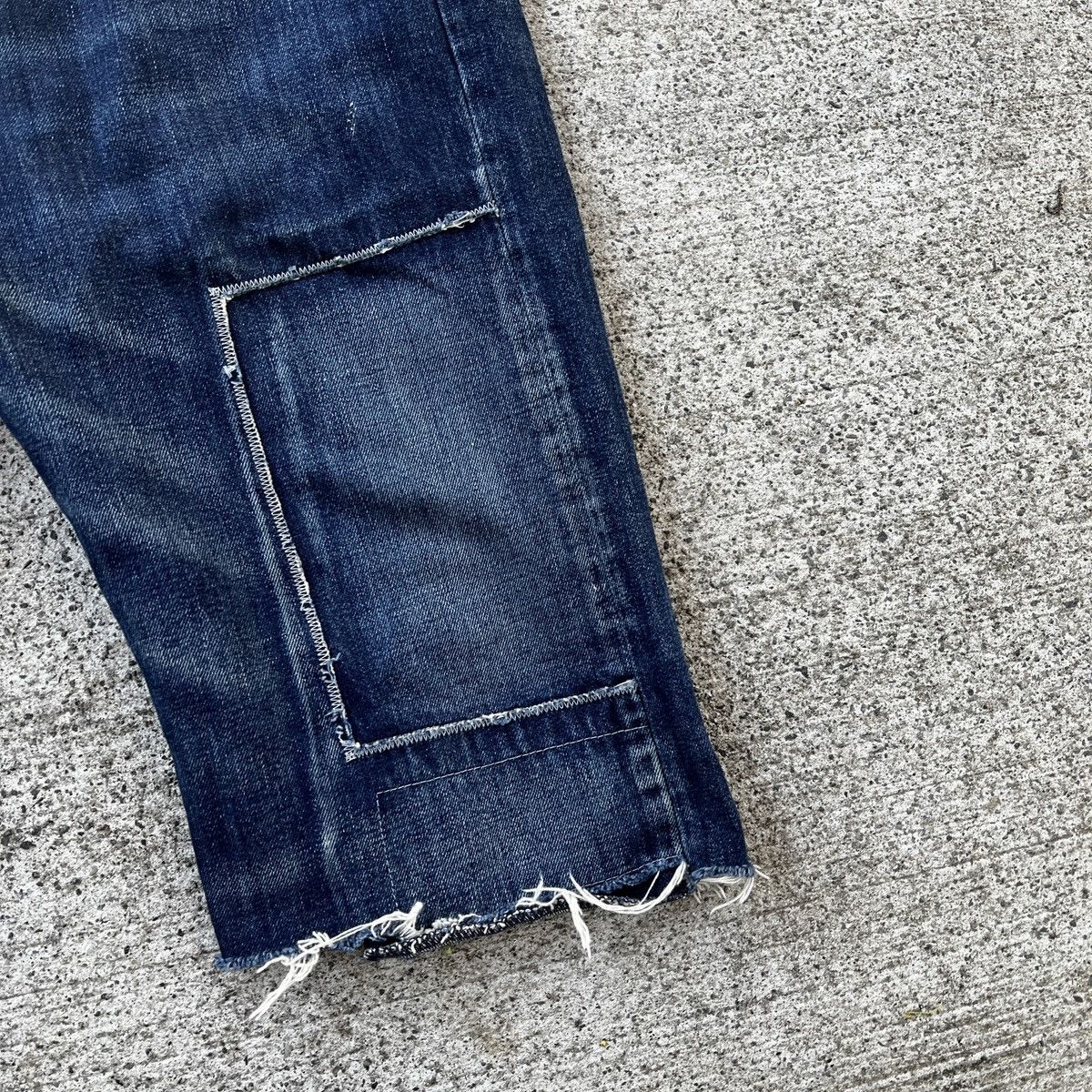 Levi's Vintage Levi’s 501 WPL 423 Mexico Repair Cut Off Jeans Rare Size US 36 / EU 52 - 3 Thumbnail