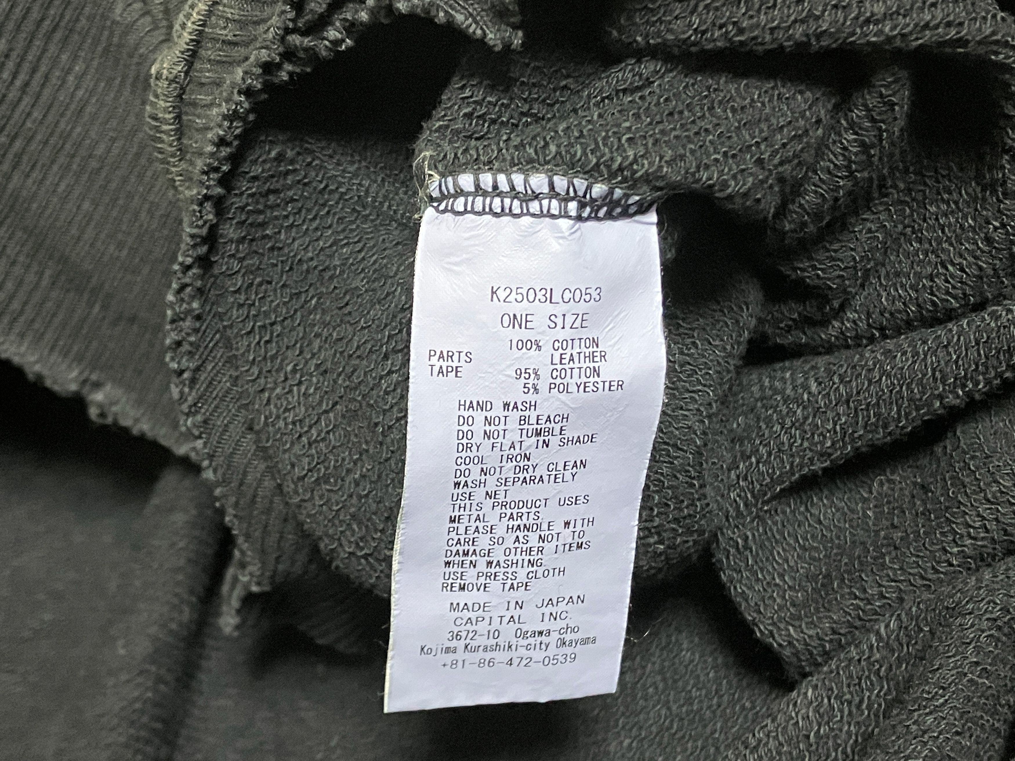 Kapital KAPITAL Thriller Damaged Devil Hood Studs Remake hoodie Size US XL / EU 56 / 4 - 8 Thumbnail