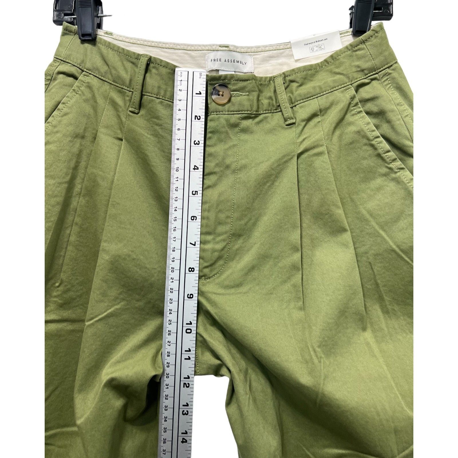 Other Free Assembly - Women's Wide Leg Chino Pants - Green - 4 Size 27" / US 4 / IT 40 - 7 Thumbnail